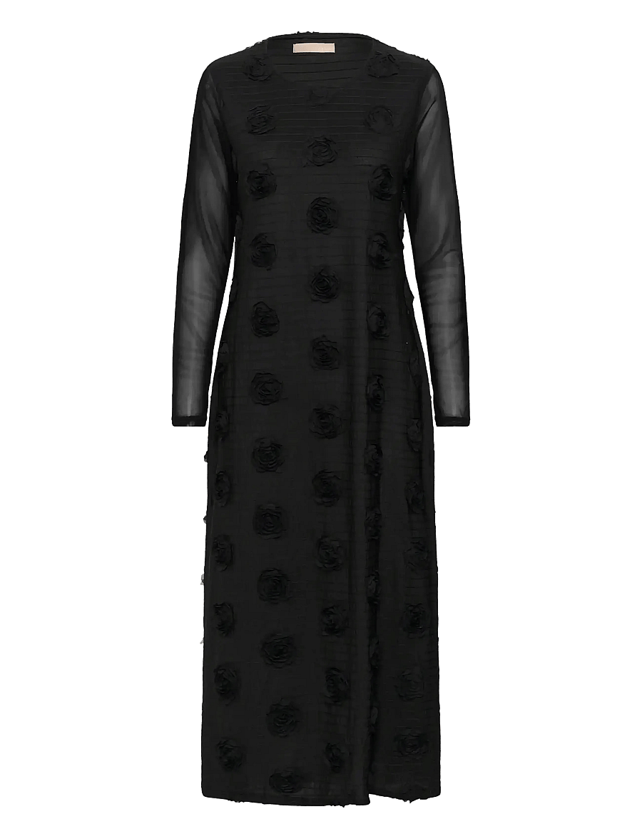 Culture - CUmascha Mesh Dress - abendkleider - black - 1