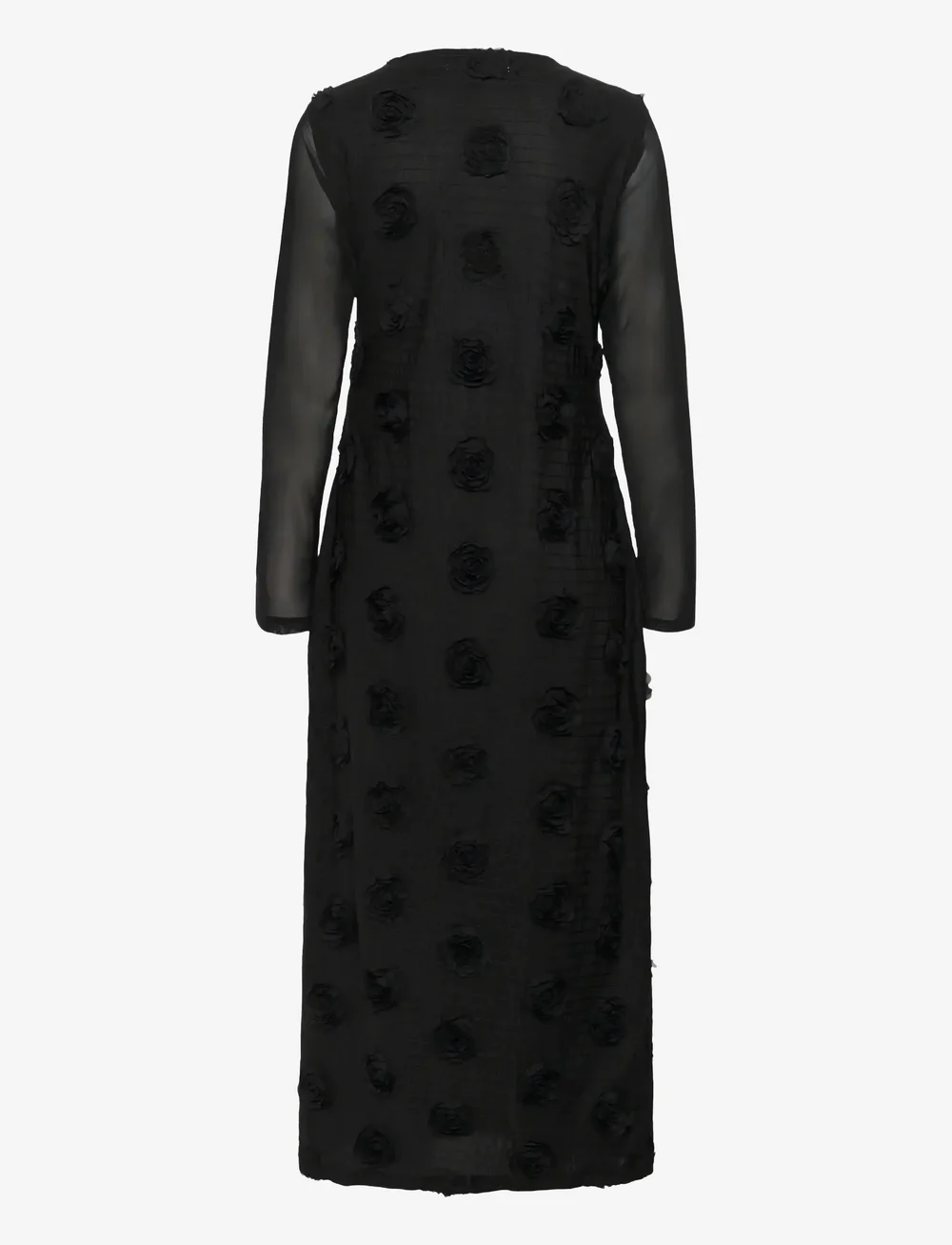 Culture - CUmascha Mesh Dress - aftonklänningar - black - 2