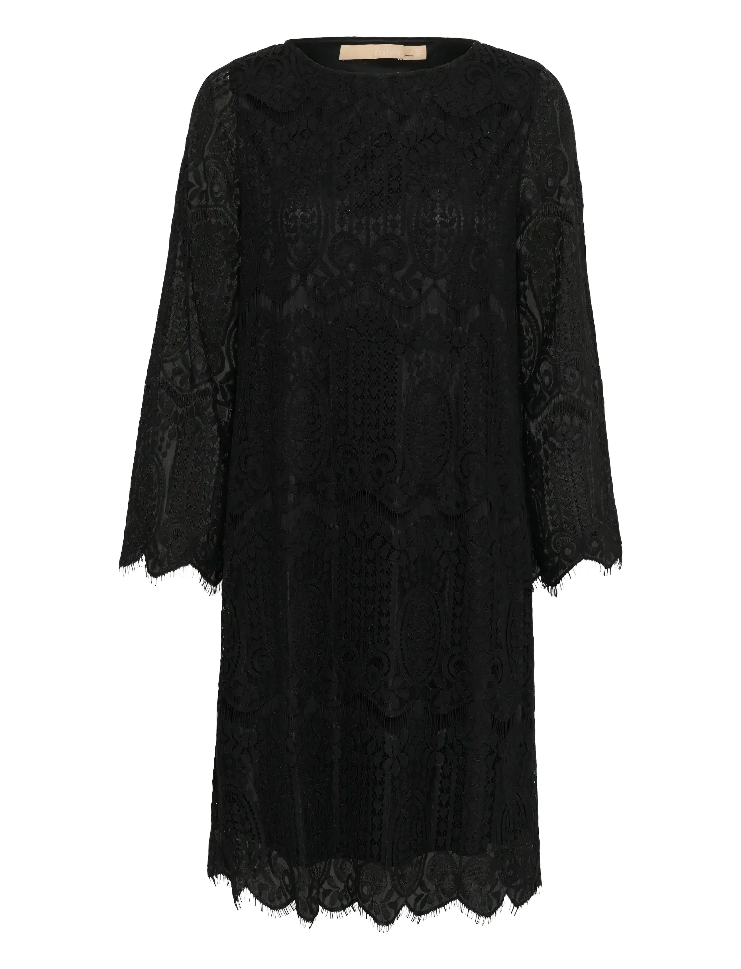 Culture CUcroba Ima Lace Dress - Lace dresses - BLACK / black