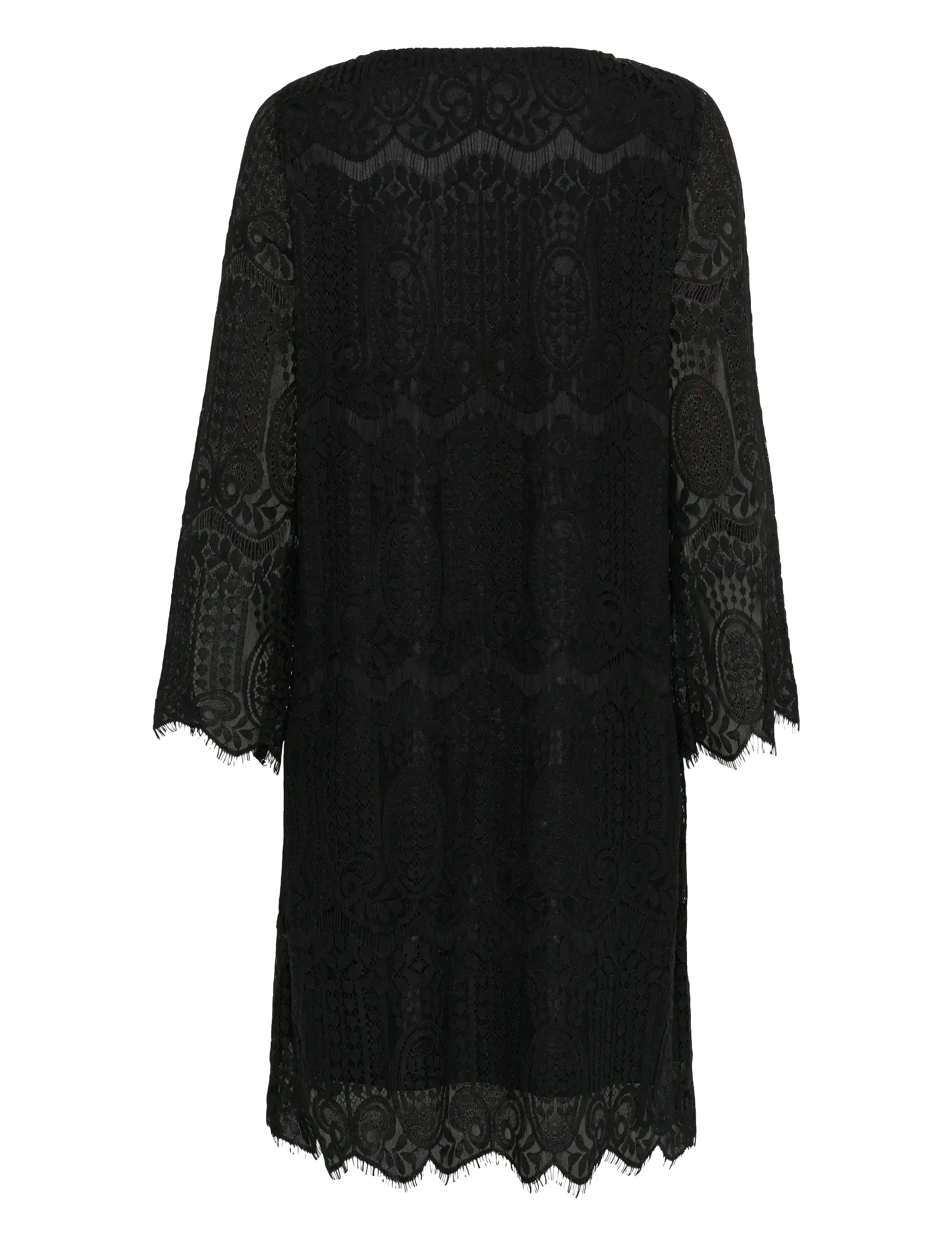 Culture - CUcroba Ima Lace Dress - spitzenkleider - black - 2