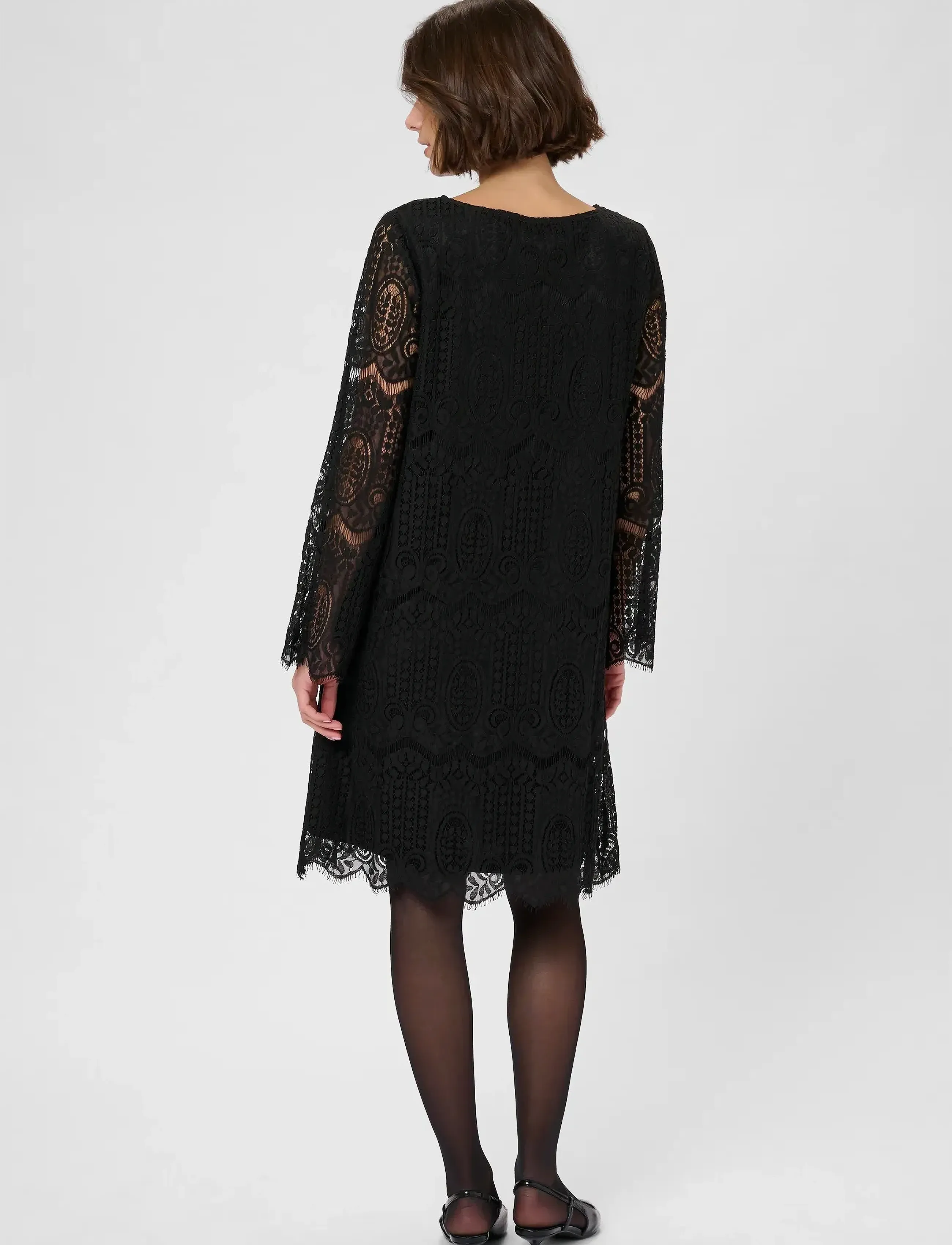 Culture - CUcroba Ima Lace Dress - spitzenkleider - black - 4