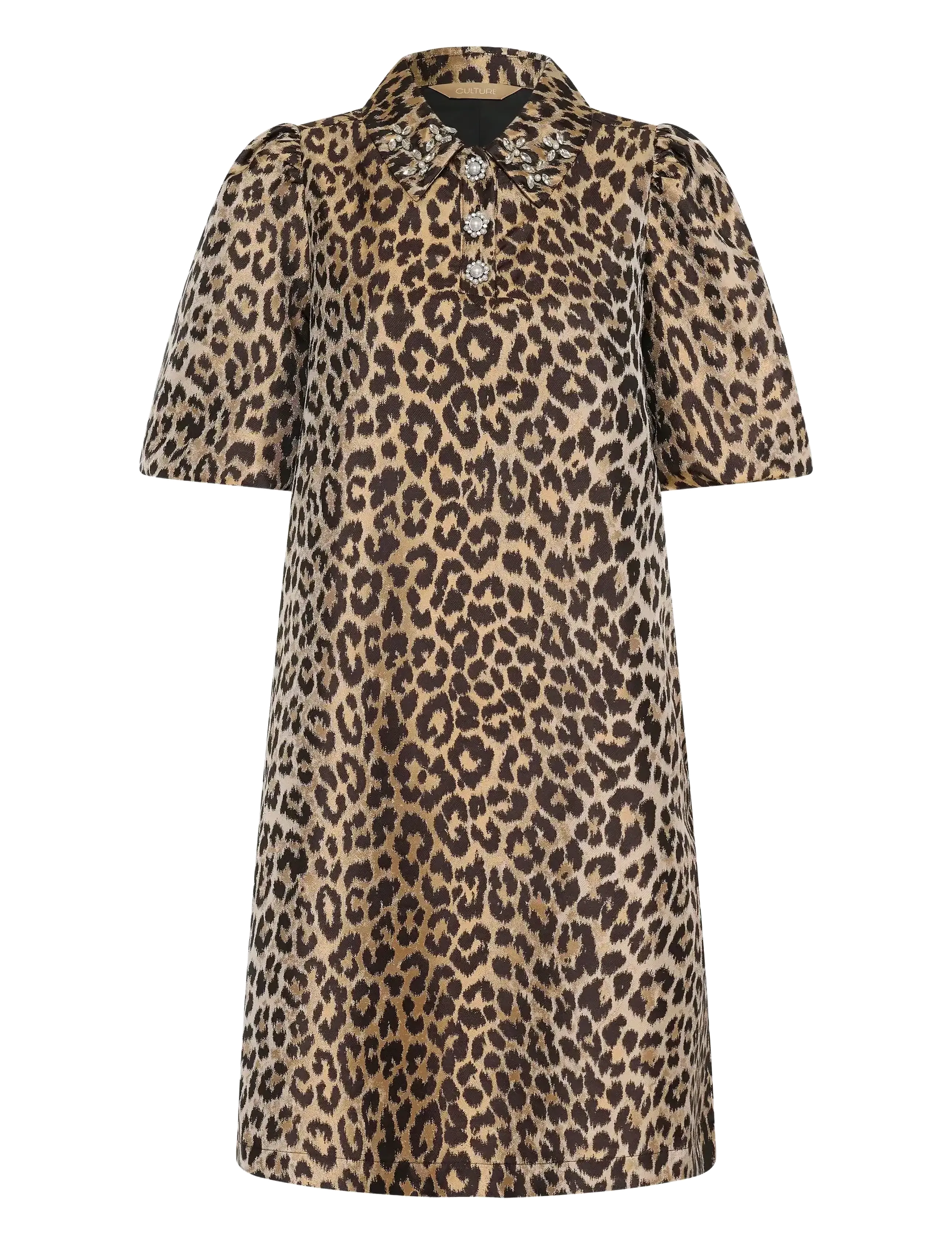 Culture CUcarol Muxi Dress - Dresses - LEOPARD / beige