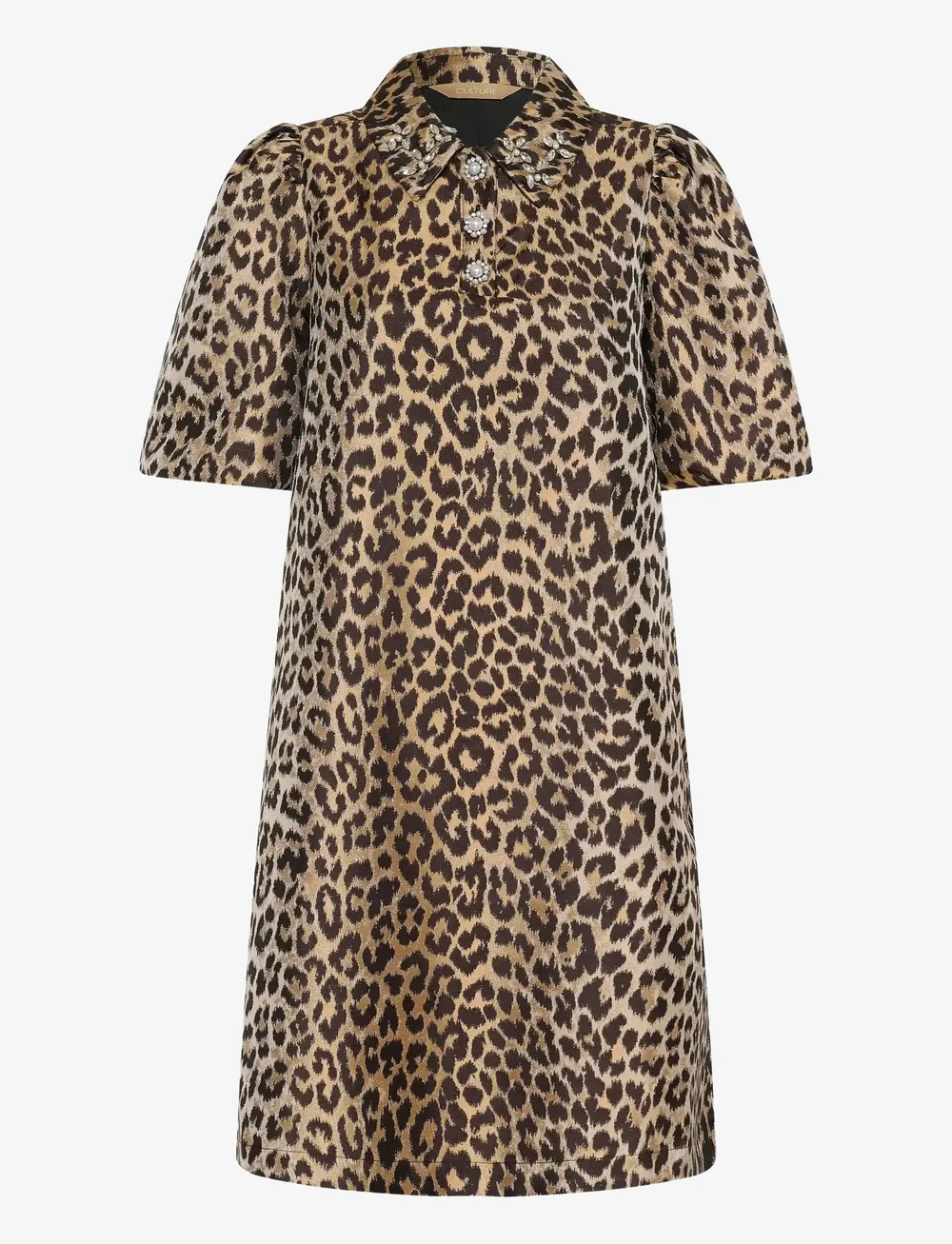 Culture - CUcarol Muxi Dress - skjortekjoler - leopard - 1