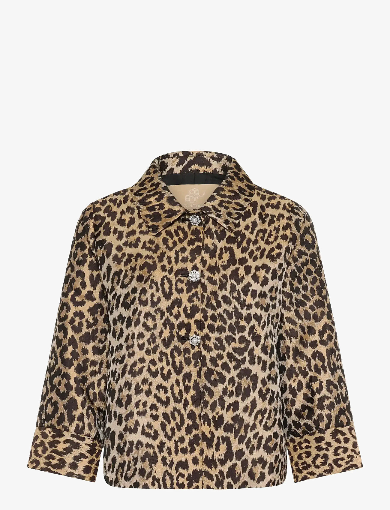 Culture - CUcarol Muxi Jacket - korta kavajer - leopard - 1