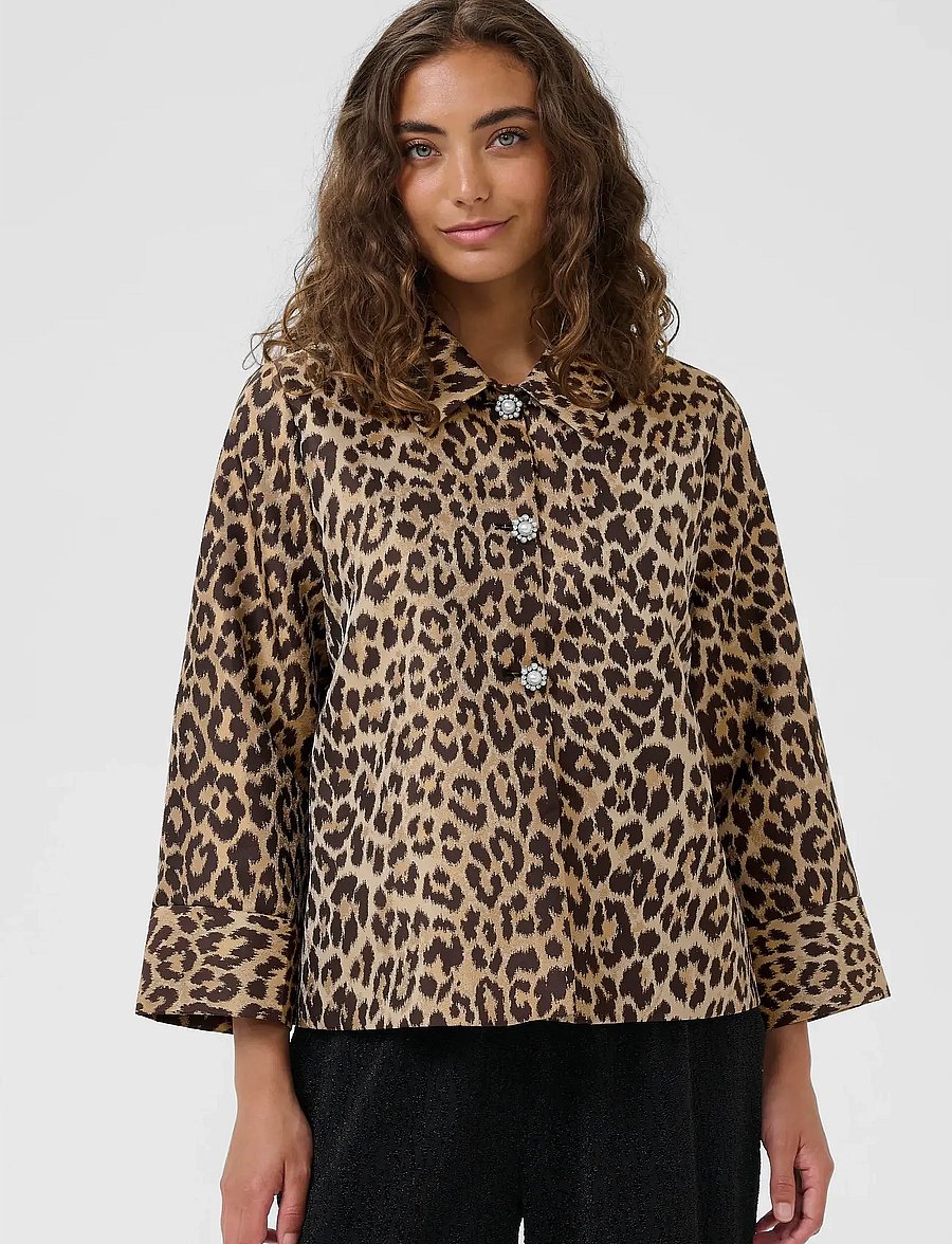Culture - CUcarol Muxi Jacket - paitatakit - leopard - 0