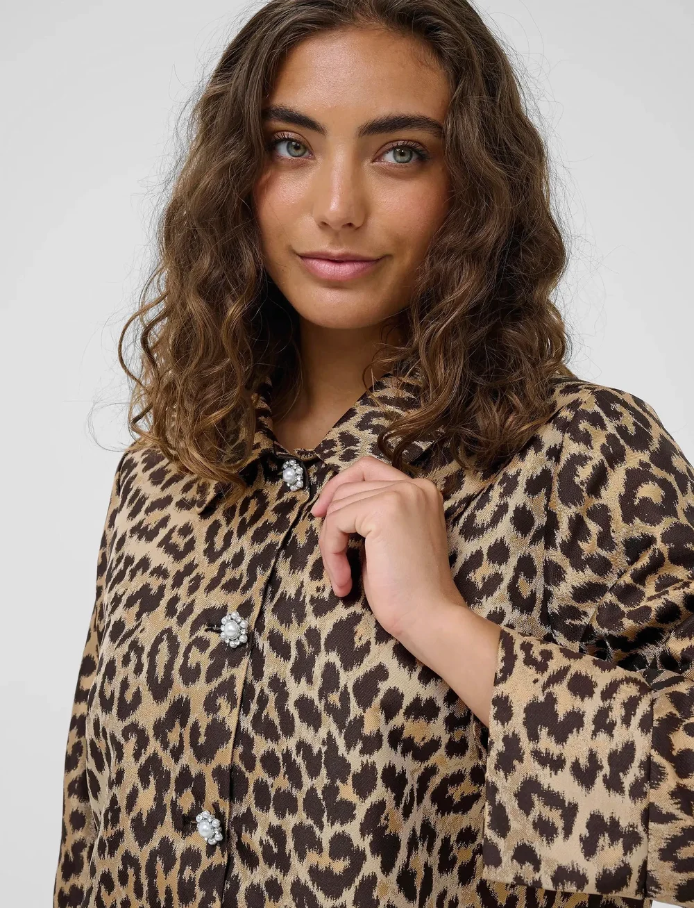 Culture - CUcarol Muxi Jacket - korte blazere - leopard - 5