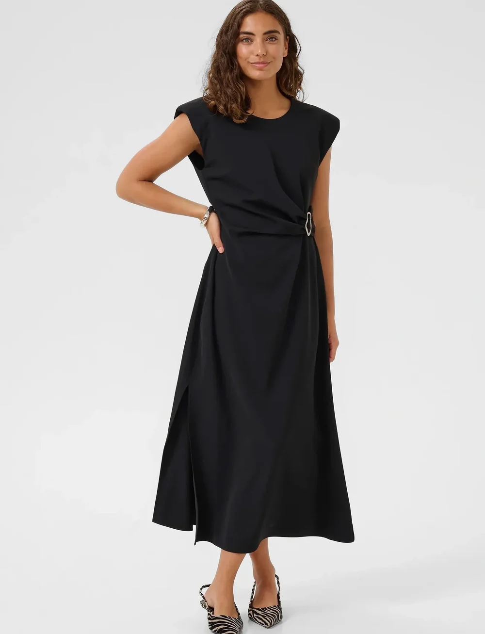 Culture - CUslinky Aram Dress - cocktailkjoler - black - 0