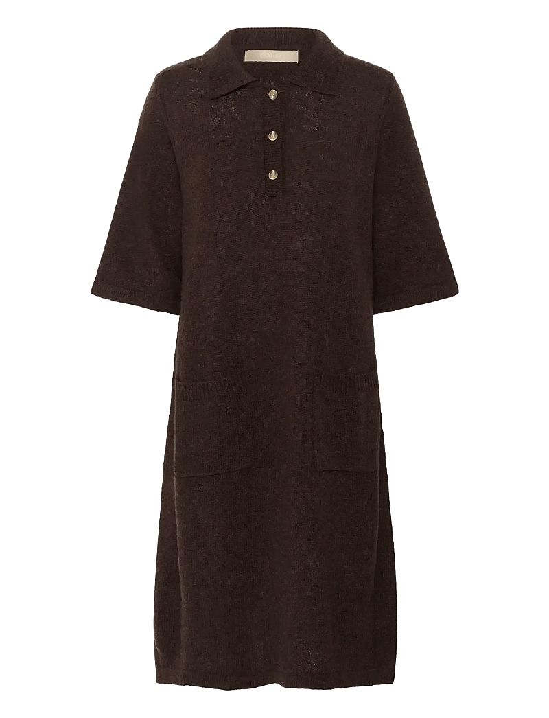 Culture - CUasima Katrina Dress - hemdkleider - coffee bean melange - 1