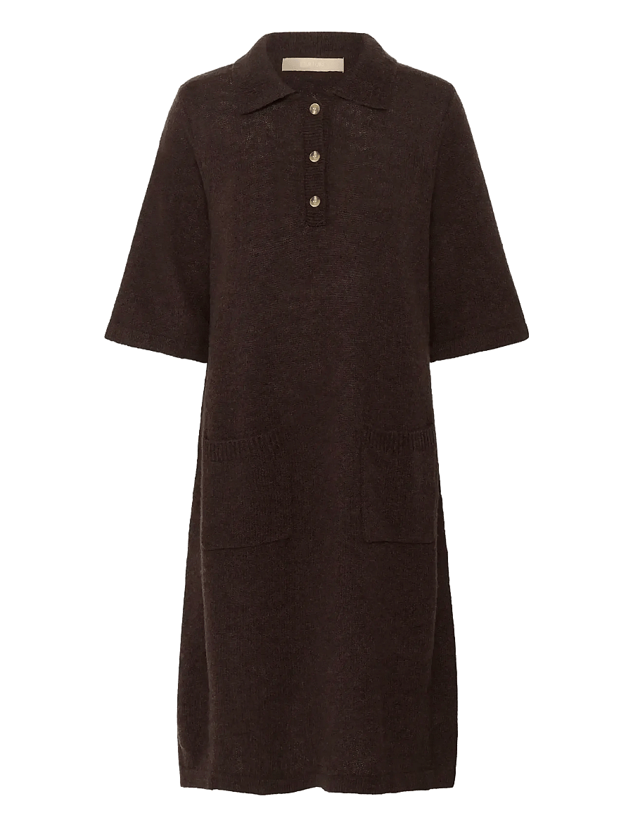 Culture - CUasima Katrina Dress - hemdkleider - coffee bean melange - 1