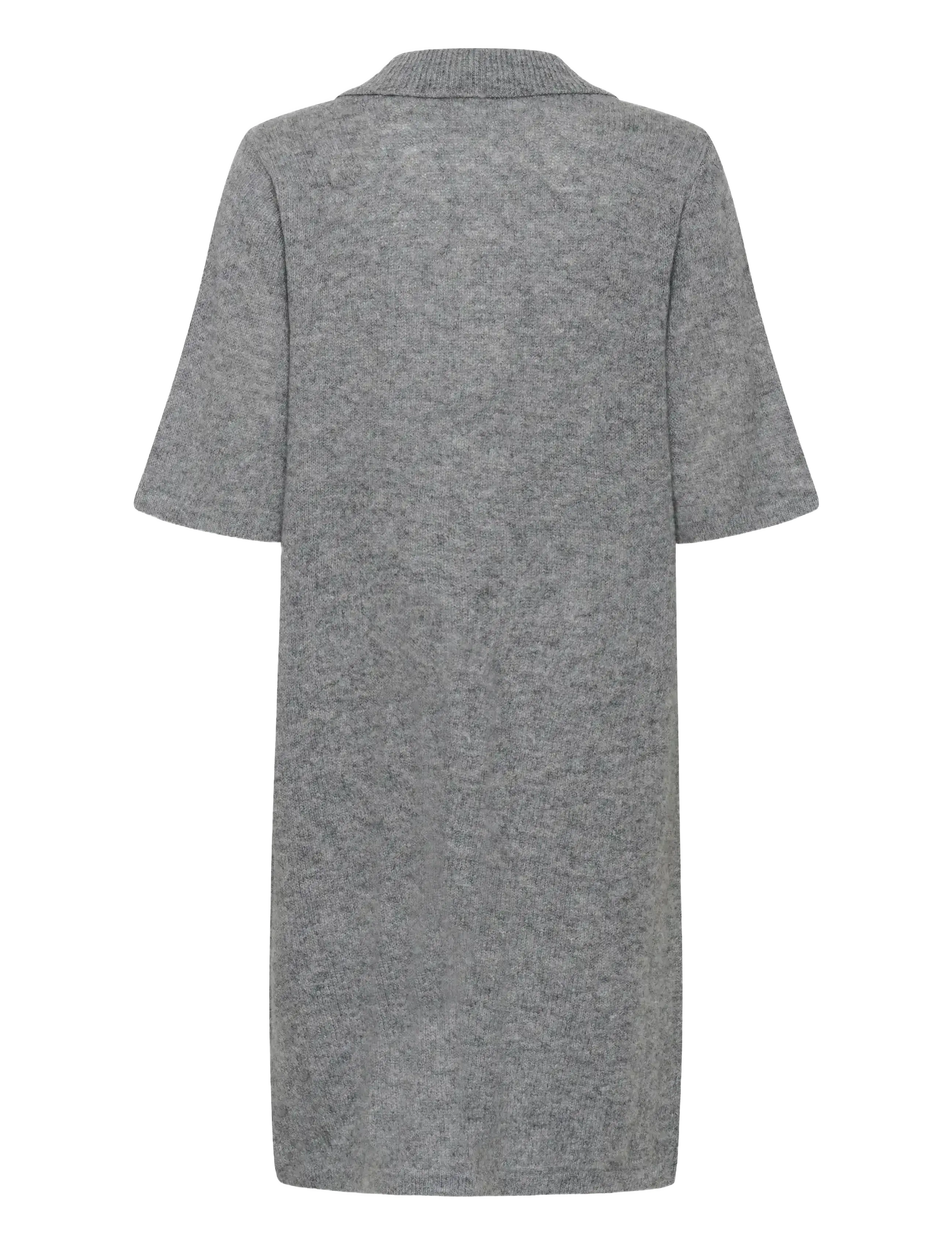 Culture - CUasima Katrina Dress - overhemdjurken - mid grey melange - 2