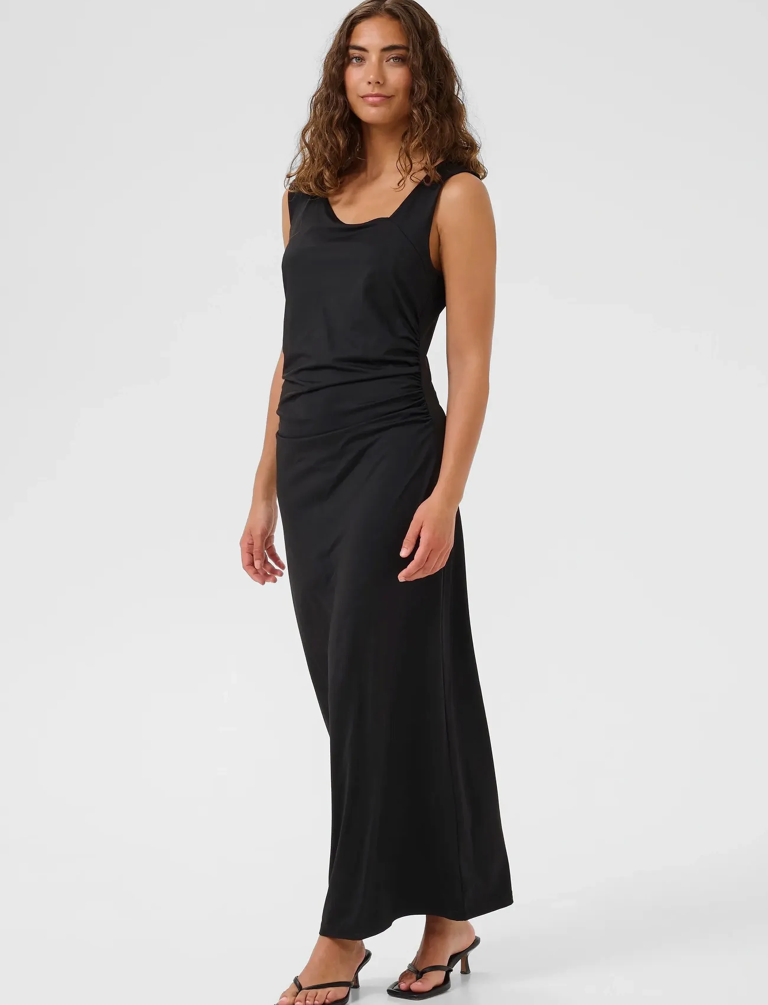 Culture Cujessica Dress, L, Black, Kjoler > Maxikjole, Dame