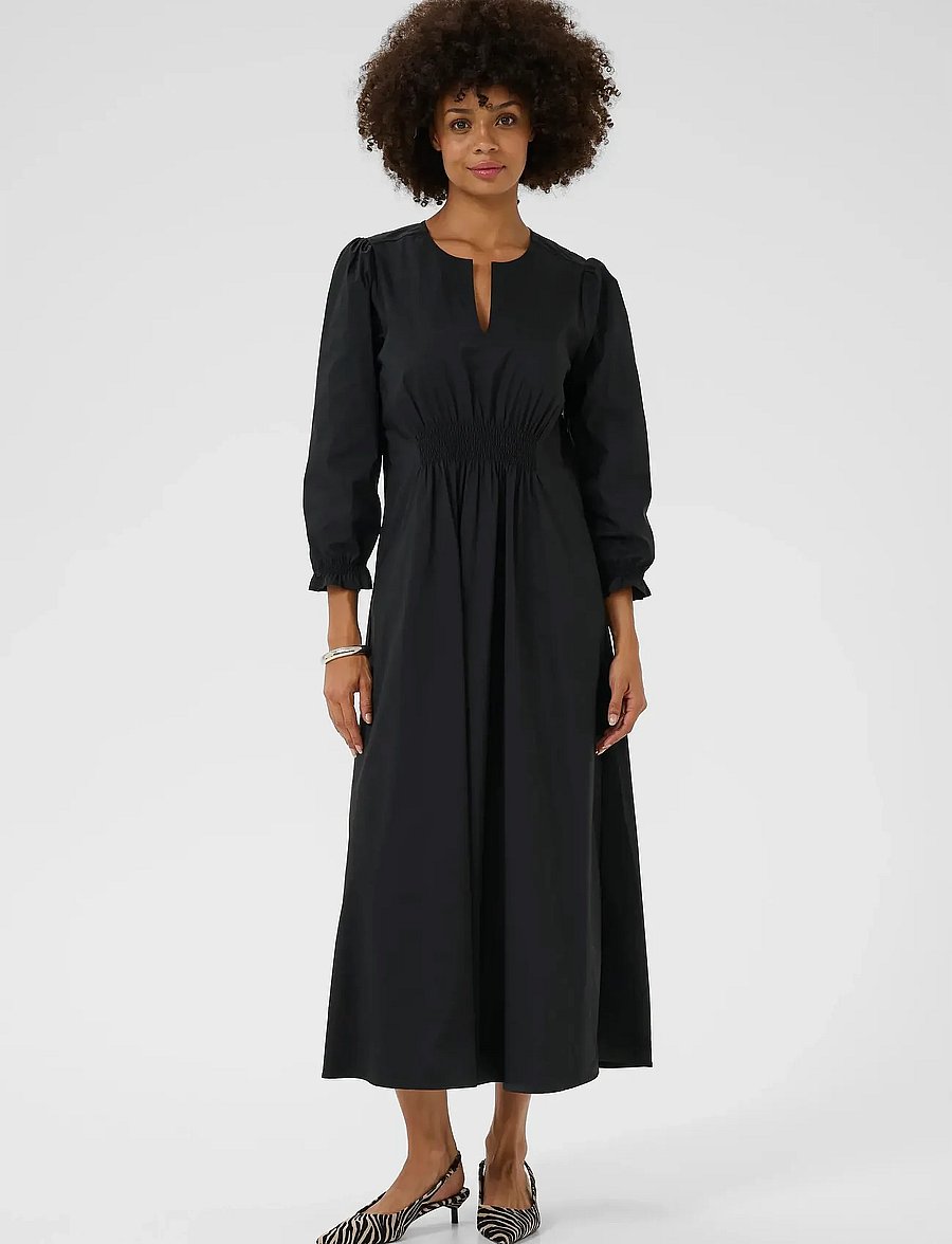 Culture - CUelna Antoinett Long Dress - midikleider - black - 3