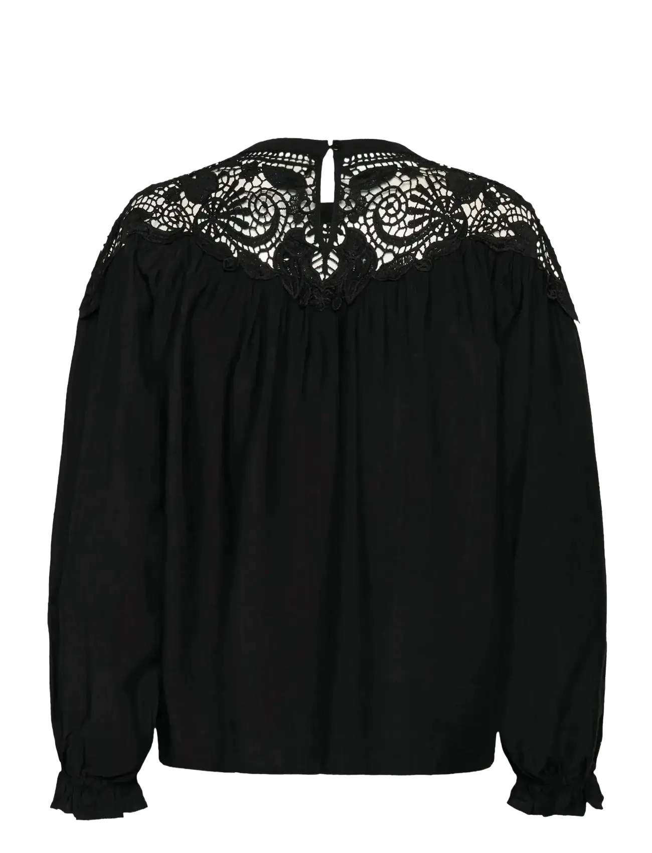 Culture - CUallegra Blouse - långärmade blusar - black - 2