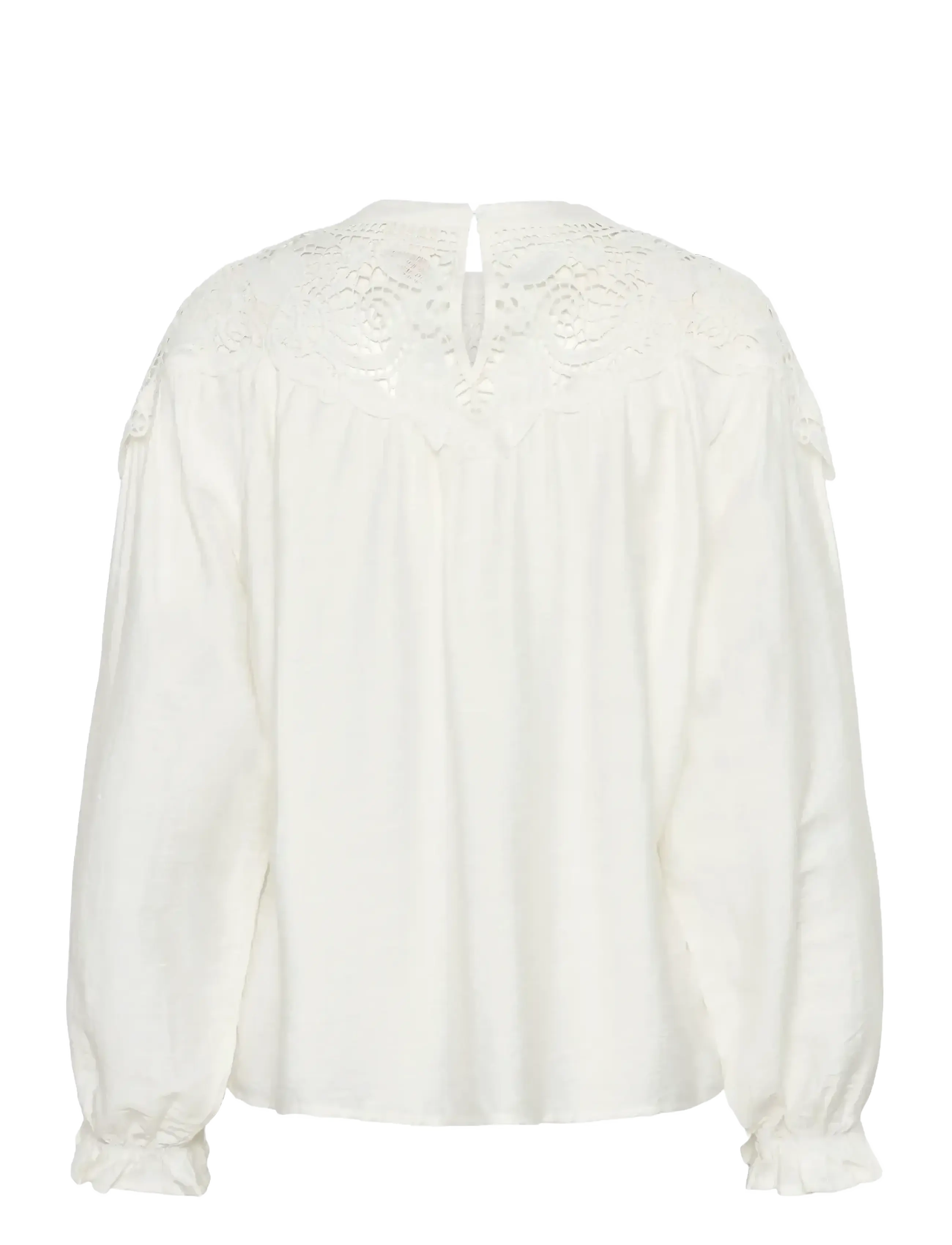 Culture - CUallegra Blouse - langermede bluser - spring gardenia - 2