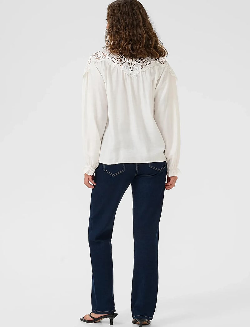 Culture - CUallegra Blouse - pikkade varrukatega pluusid - spring gardenia - 4