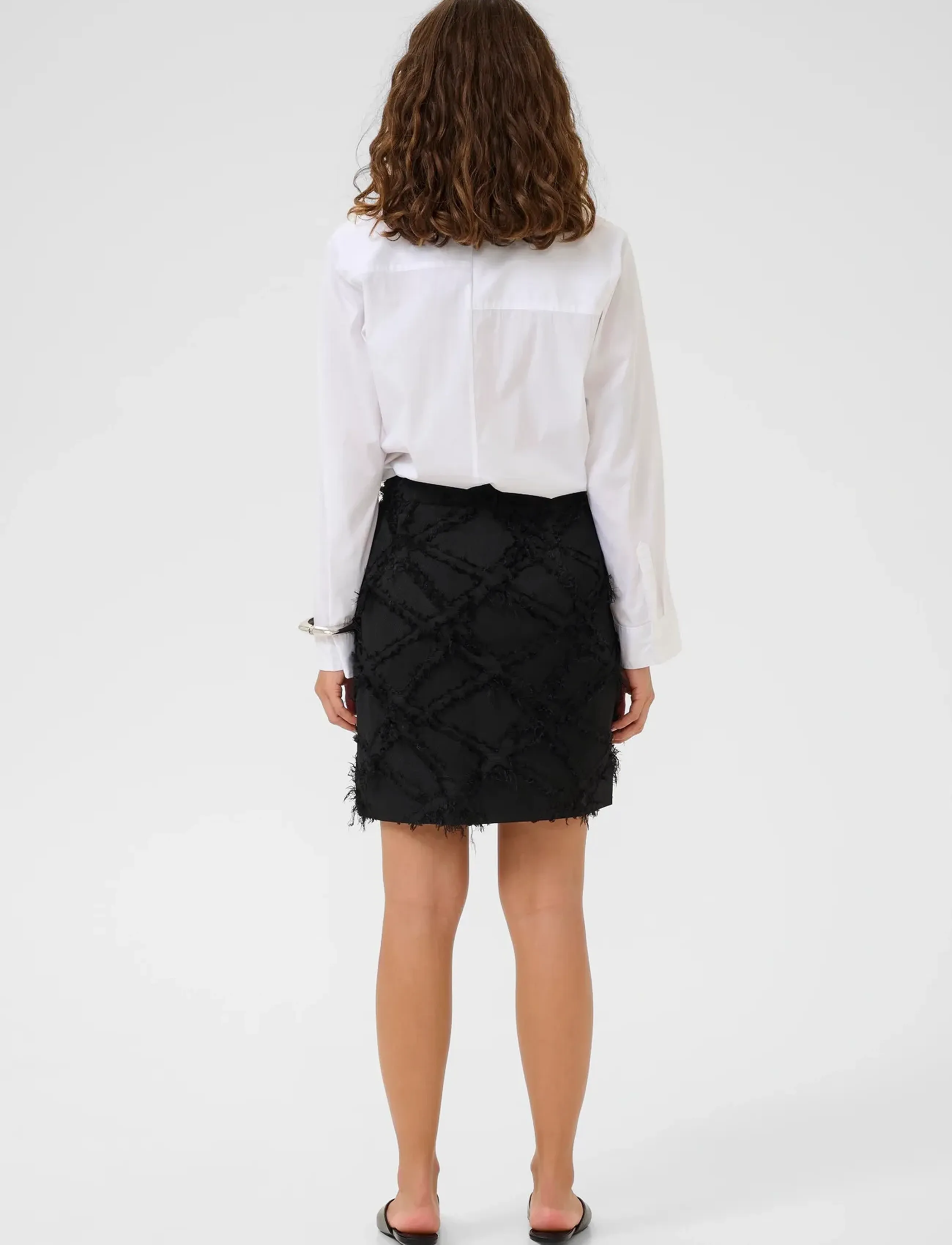 Culture - CUhairy Skirt - short skirts - black - 4