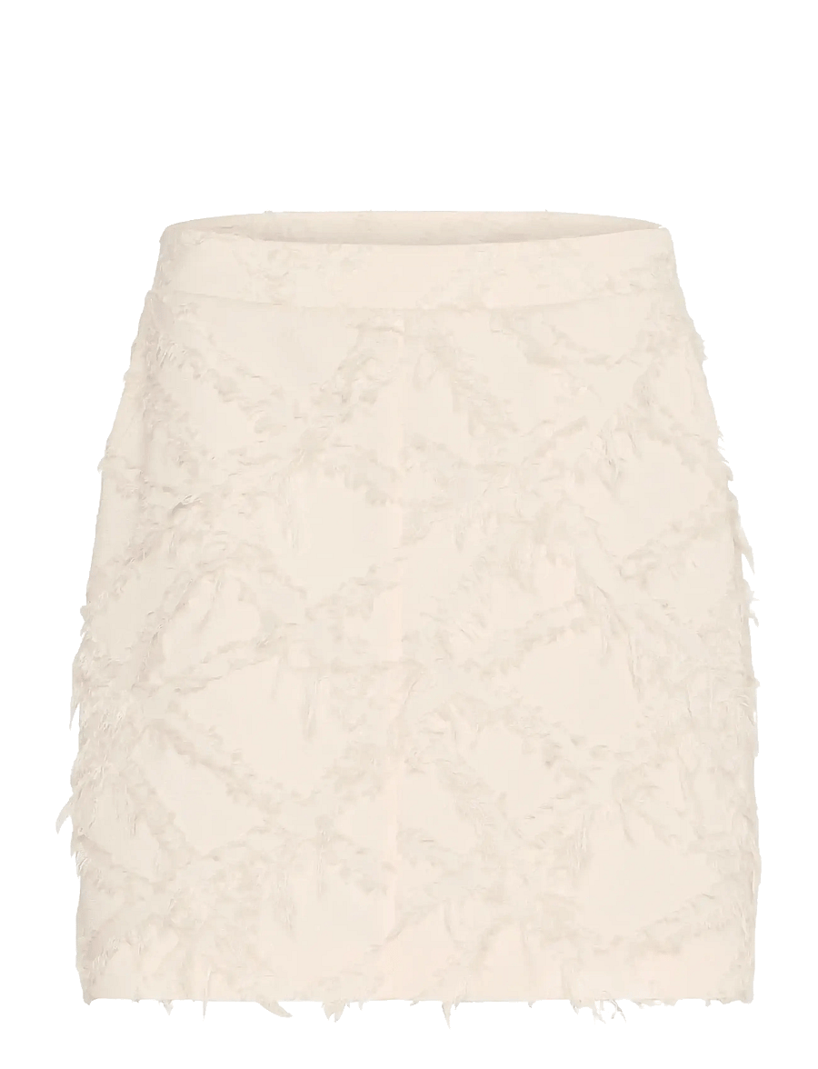 Culture - CUhairy Skirt - korta kjolar - whitecap - 1