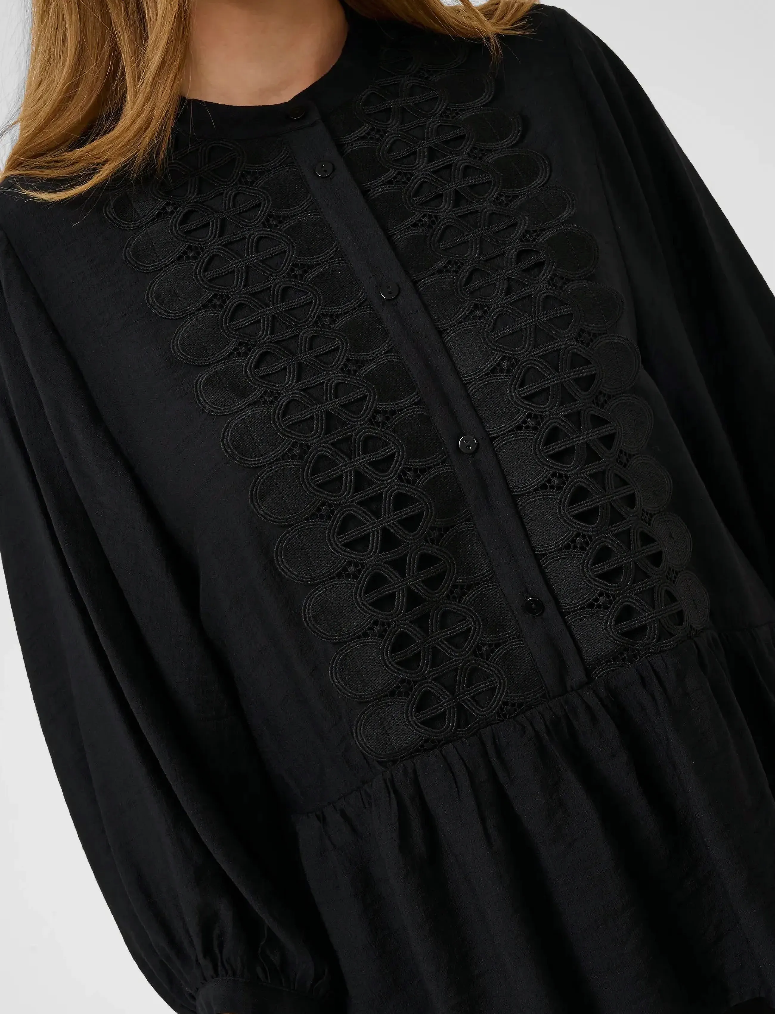 Culture - CUurta Blouse - langärmlige blusen - black - 5
