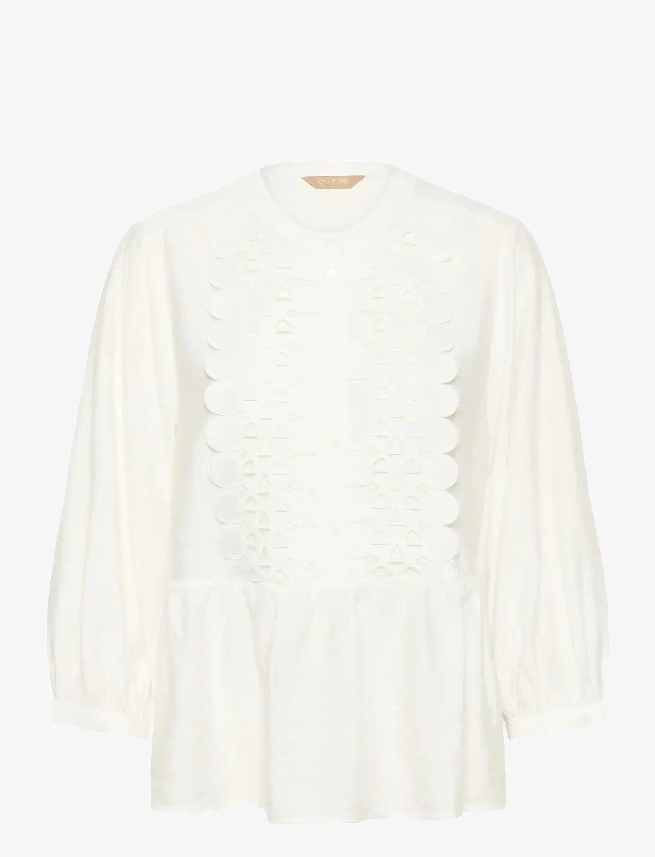 Culture - CUurta Blouse - pikkade varrukatega pluusid - spring gardenia - 1