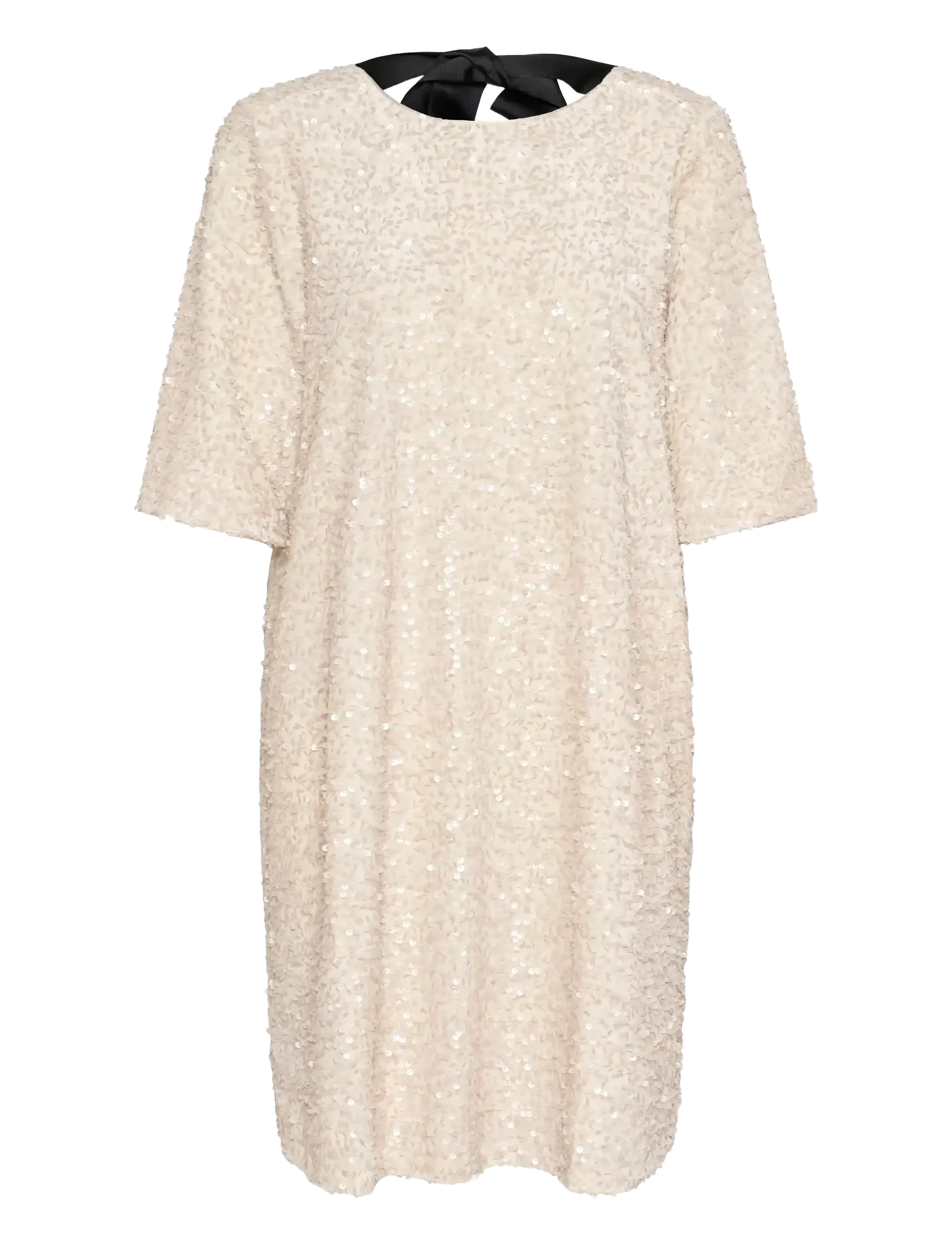 Culture CUnali Dress - Sequin Dresses - WHITECAP / white