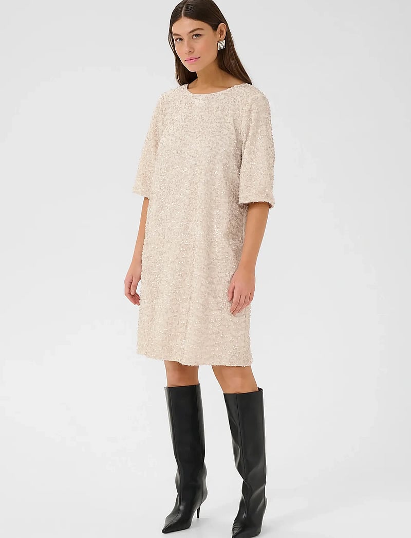 Culture - CUnali Dress - paillettenkleider - whitecap - 3