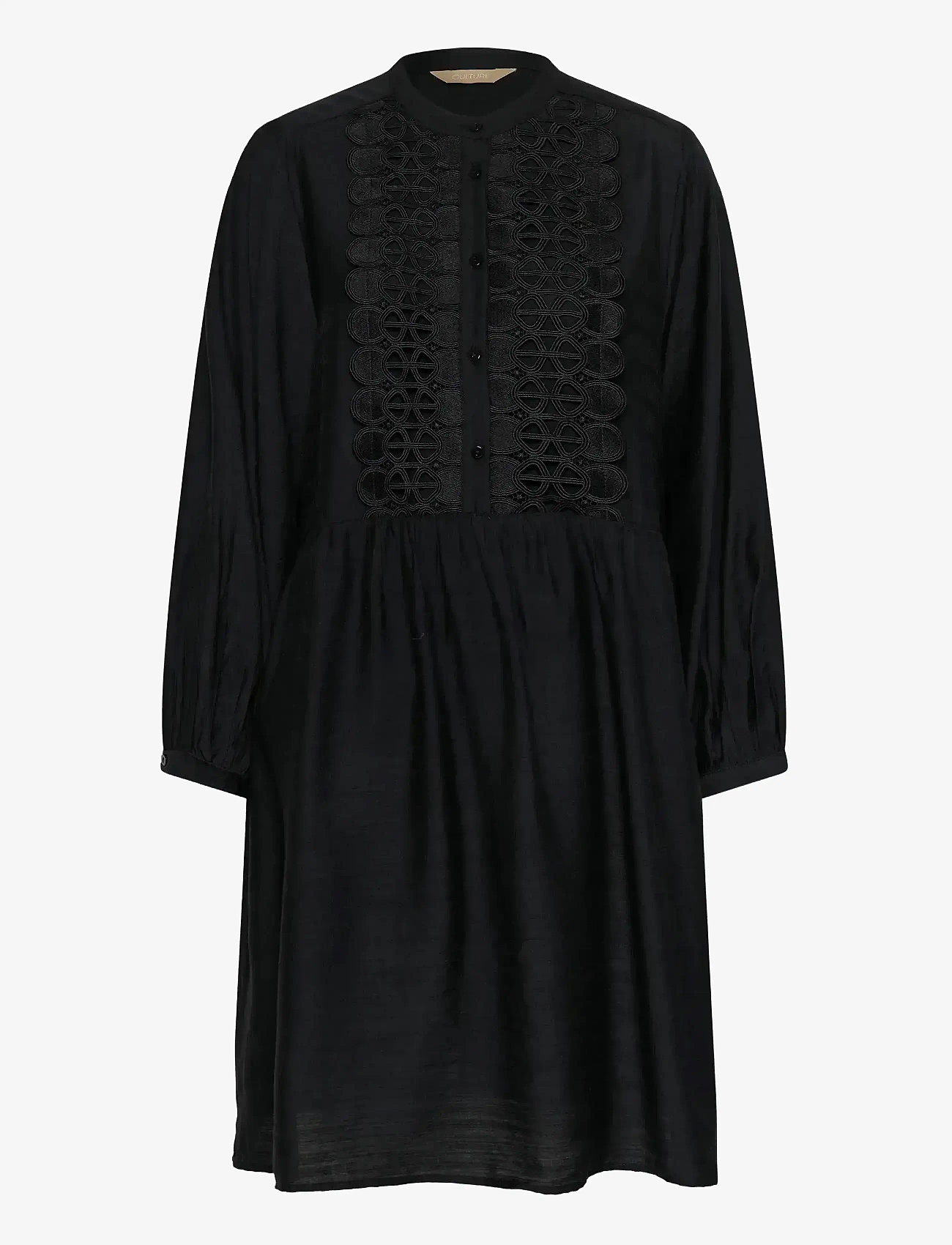 Culture - CUurta Dress - skjortekjoler - black - 1