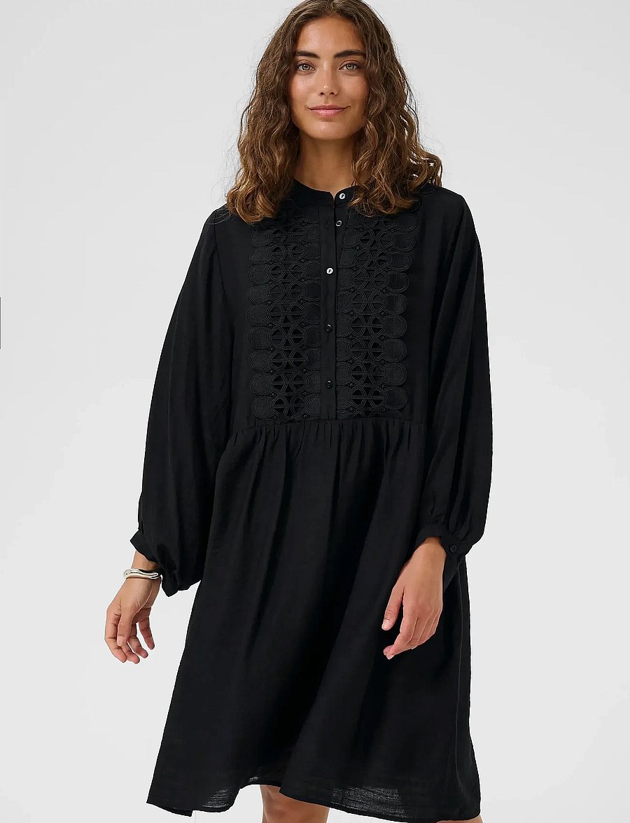 Culture - CUurta Dress - shirt dresses - black - 0