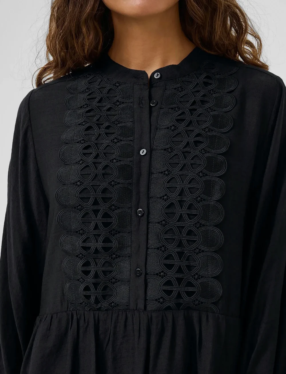 Culture - CUurta Dress - skjortklänningar - black - 5