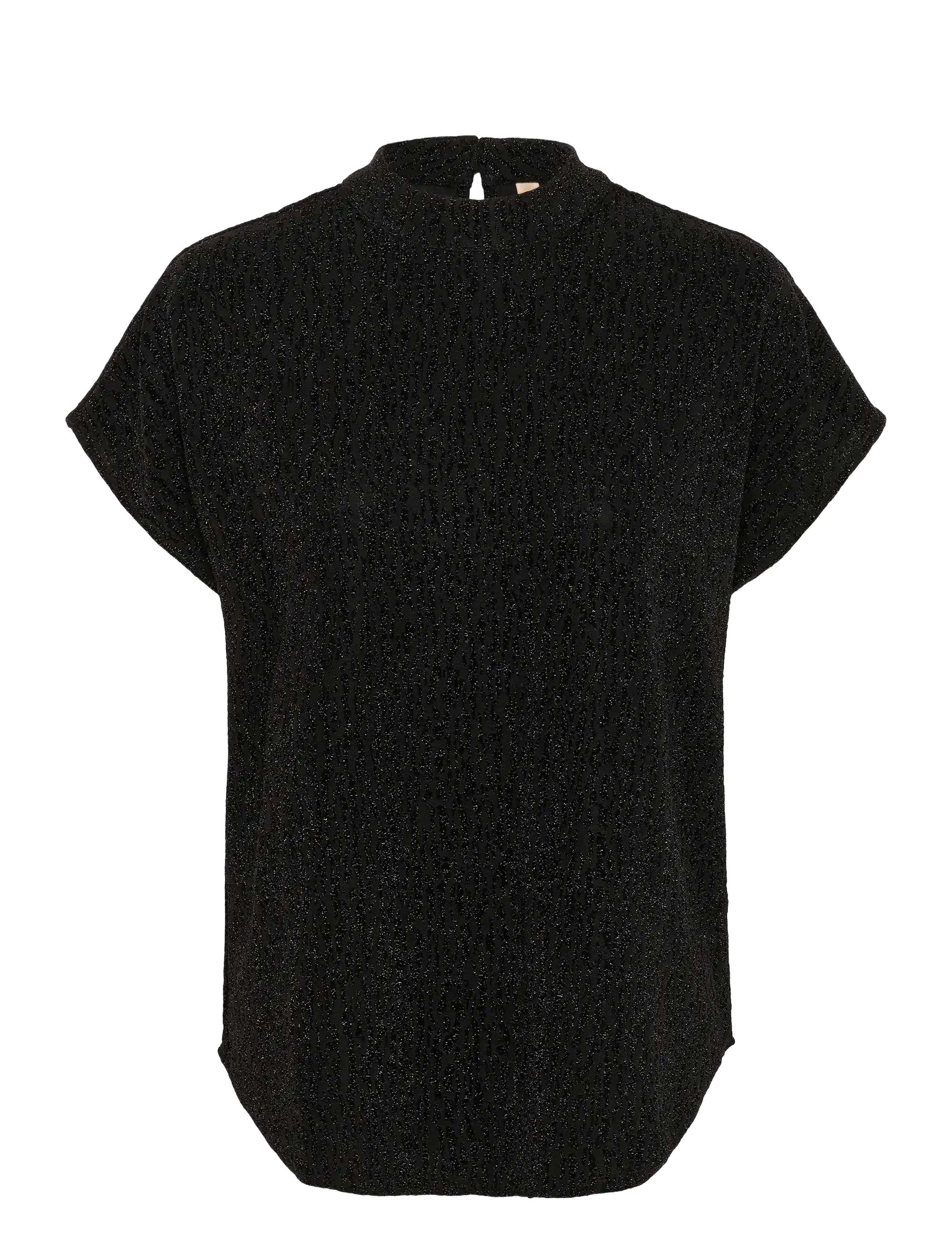 CULTURE Cuakari Capsleeve Schwarz - M - Damen