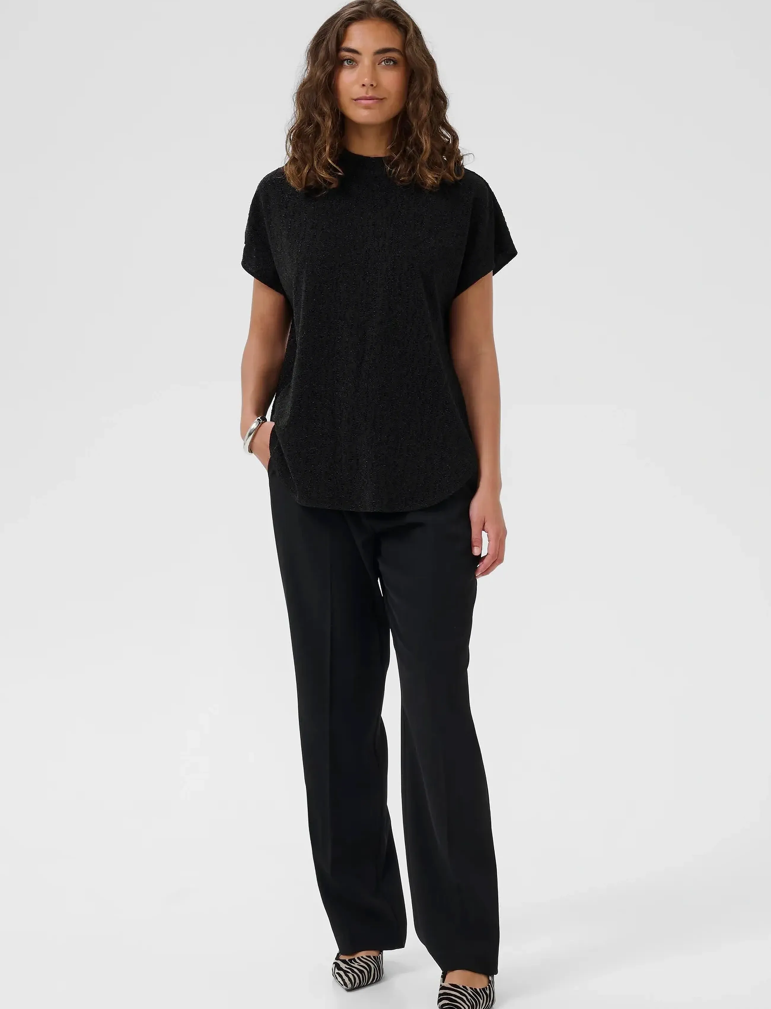 Culture - CUakari Capsleeve - t-shirty - black - 3