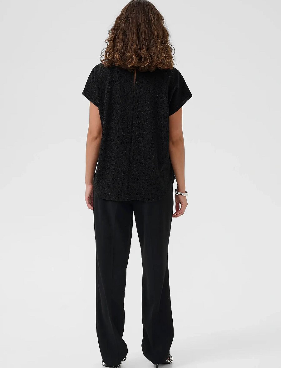 Culture - CUakari Capsleeve - t-shirts - black - 4
