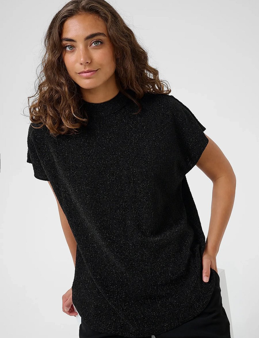 Culture - CUakari Capsleeve - t-shirts - black - 5
