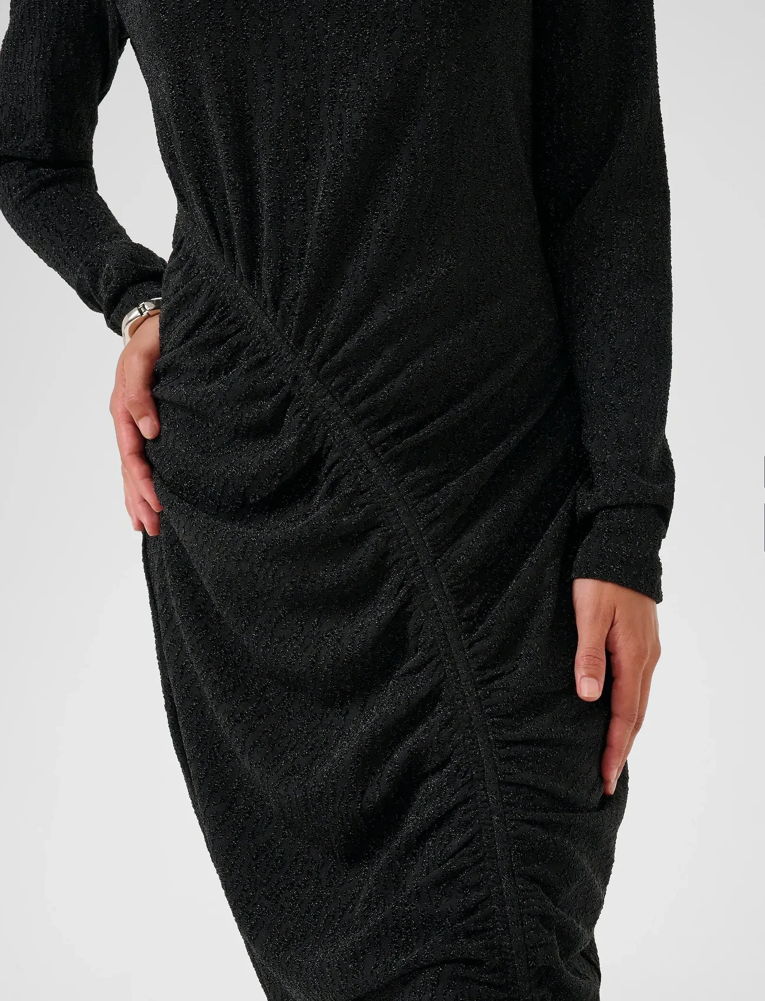 Culture - CUakari Dress - stickade klänningar - black - 4