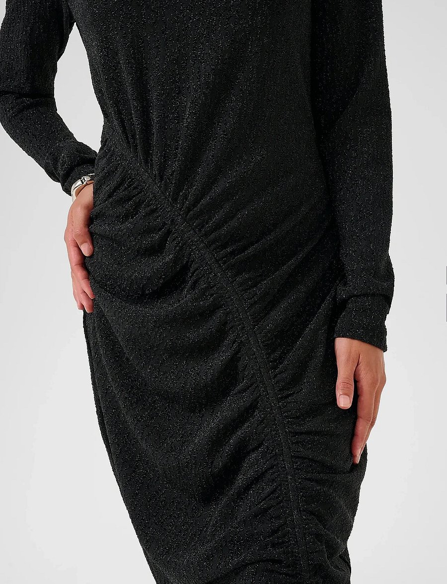 Culture - CUakari Dress - strickkleider - black - 4