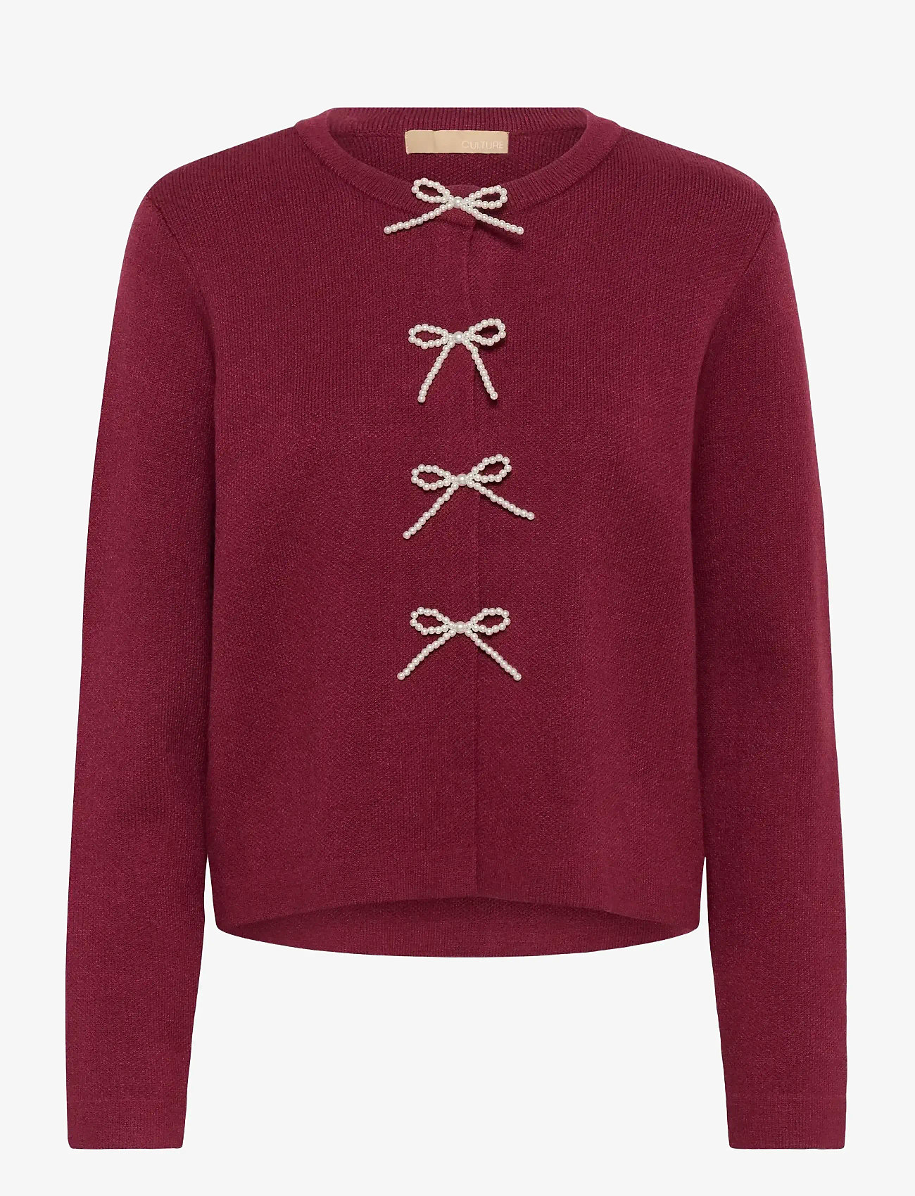 Culture - CUholiday Cardigan - cardigans - zinfandel - 1