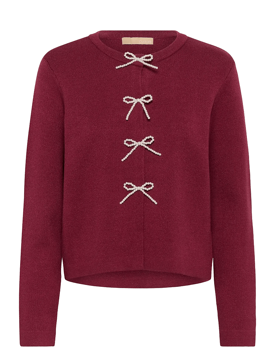 Culture - CUholiday Cardigan - cardigans - zinfandel - 1