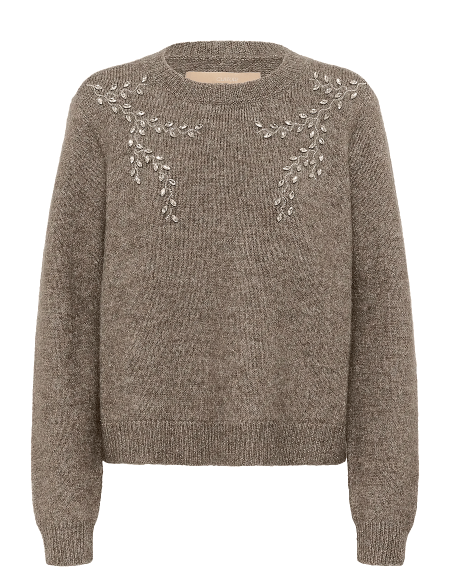Culture - CUosana Kimmy Bling Pullover - pulls - falcon melange - 1