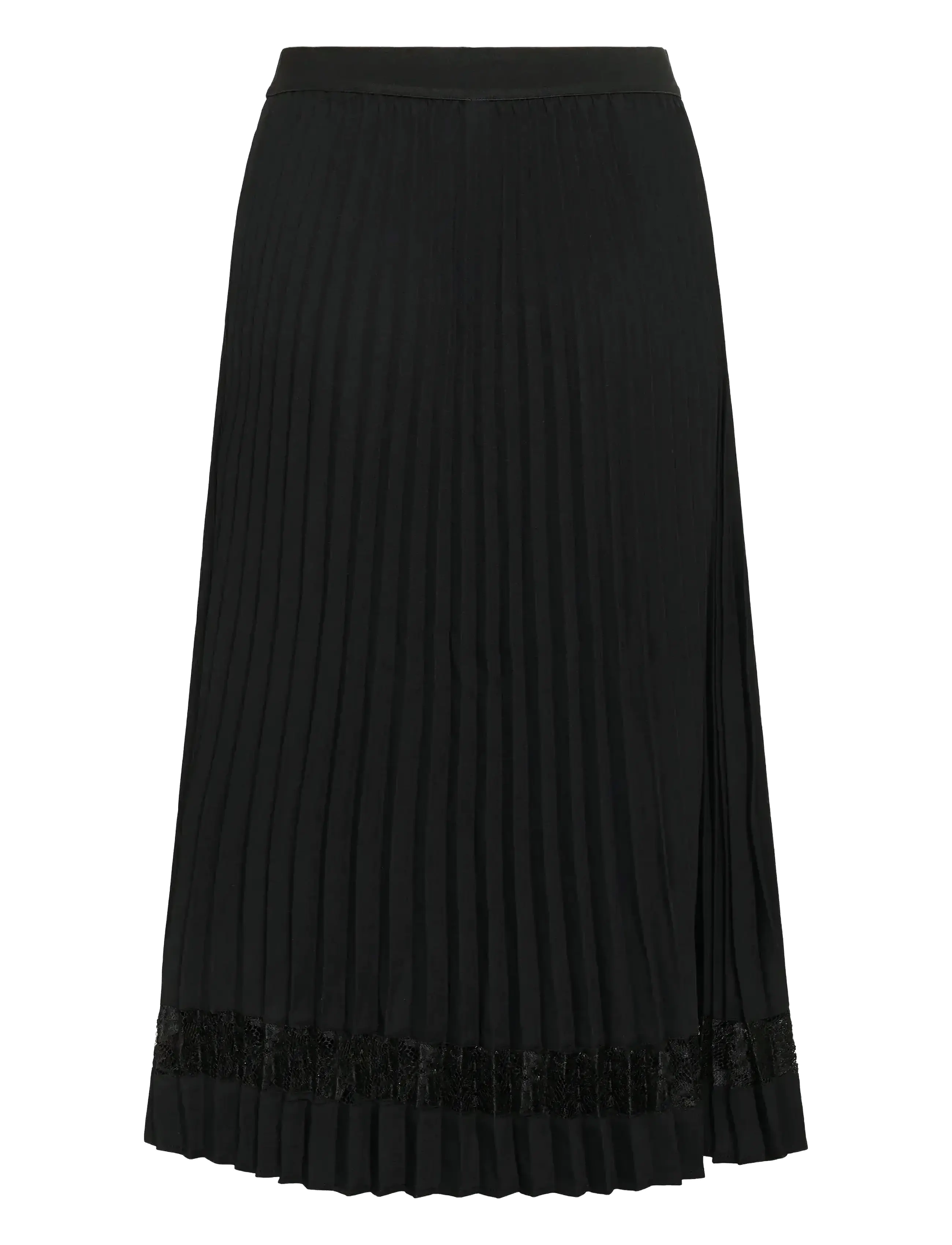 Culture - CUsiggy Betty Lace Skirt - plisowane spódnice - black - 2