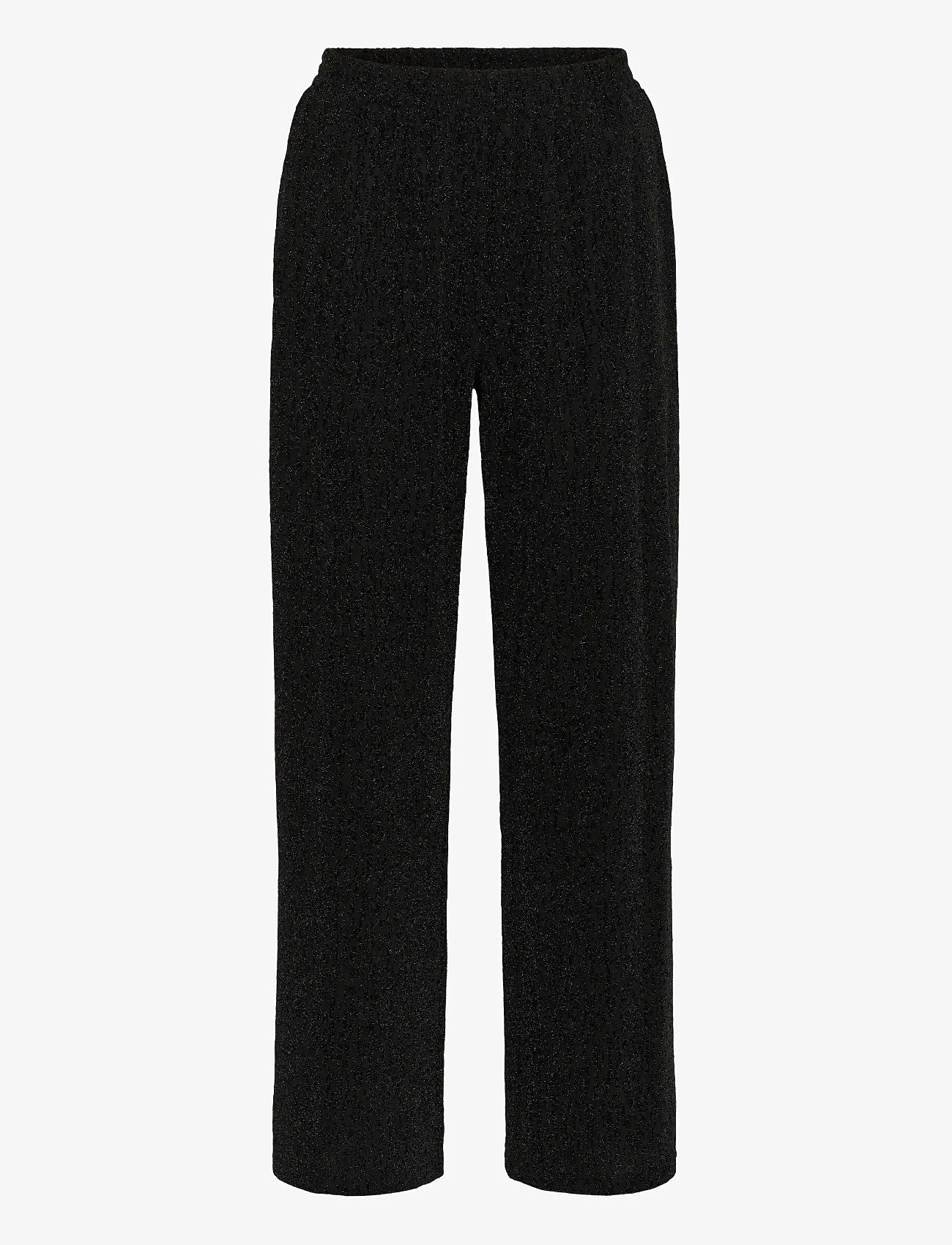 Culture - CUakari Pants - laia säärega püksid - black - 1