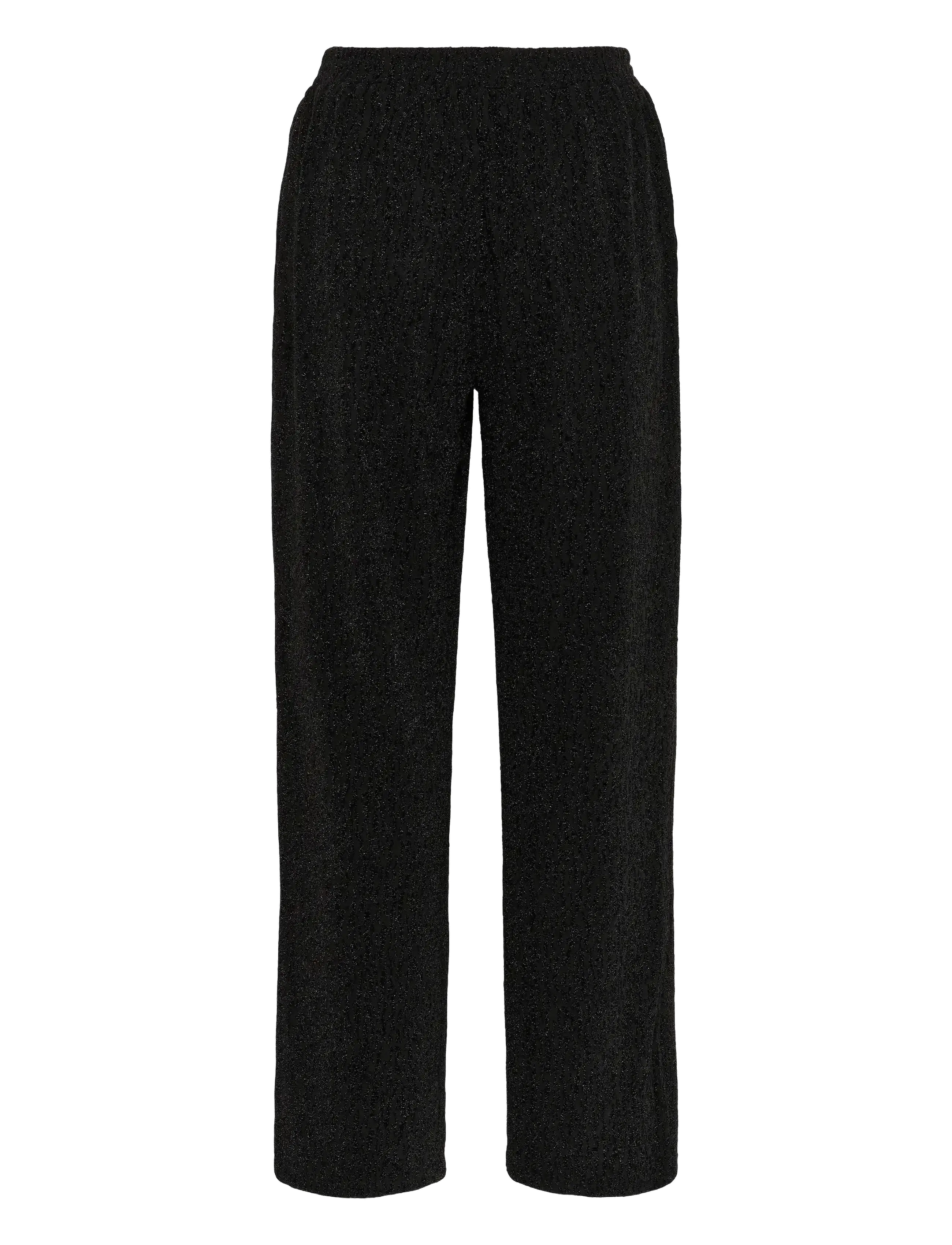 Culture - CUakari Pants - wide leg trousers - black - 2