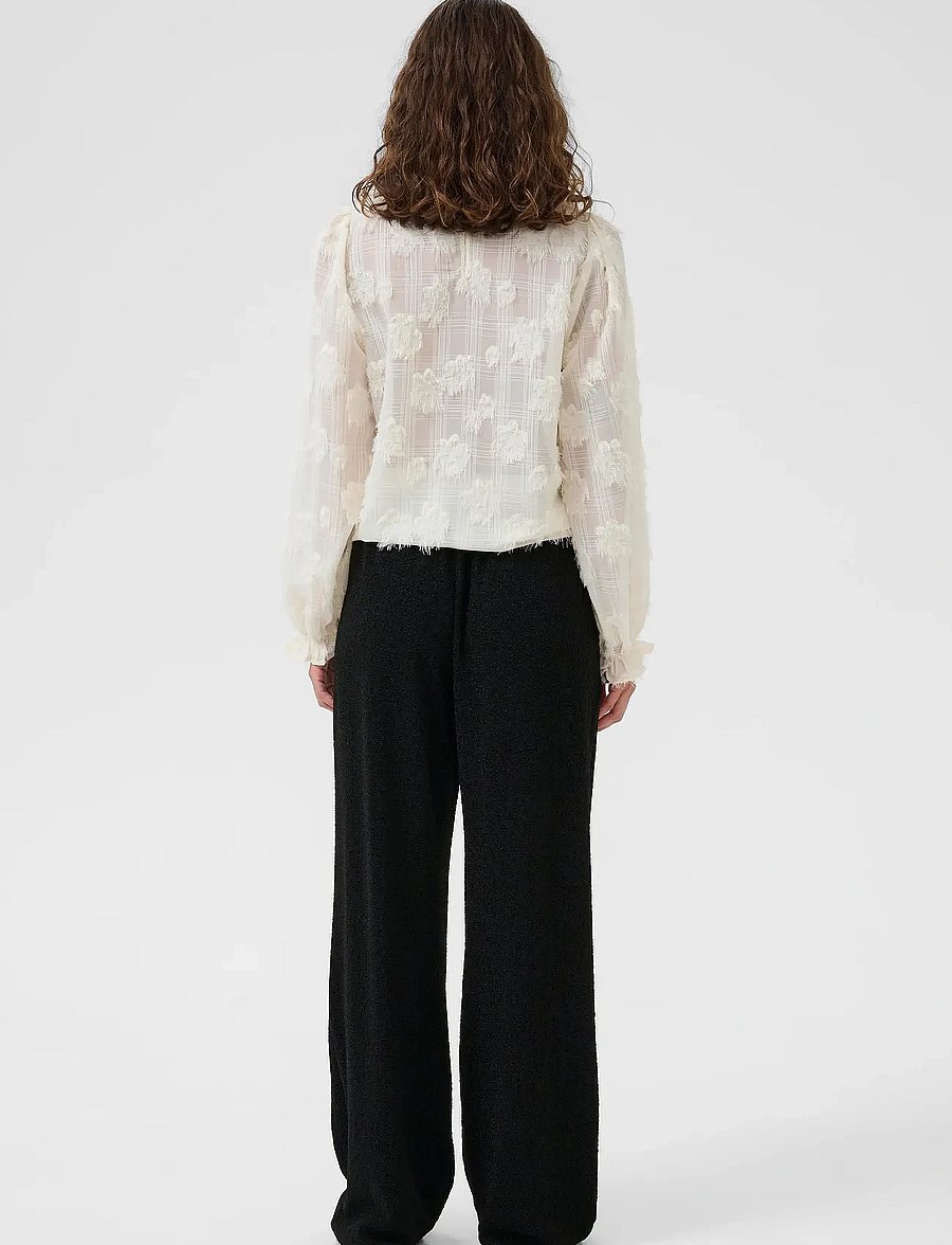Culture - CUakari Pants - wide leg trousers - black - 4