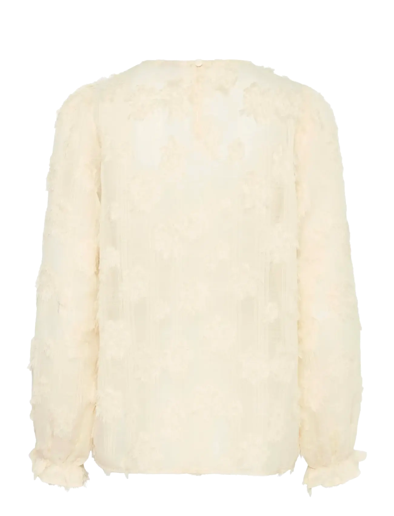 Culture - CUbeannie Blouse - langärmlige blusen - whitecap - 2