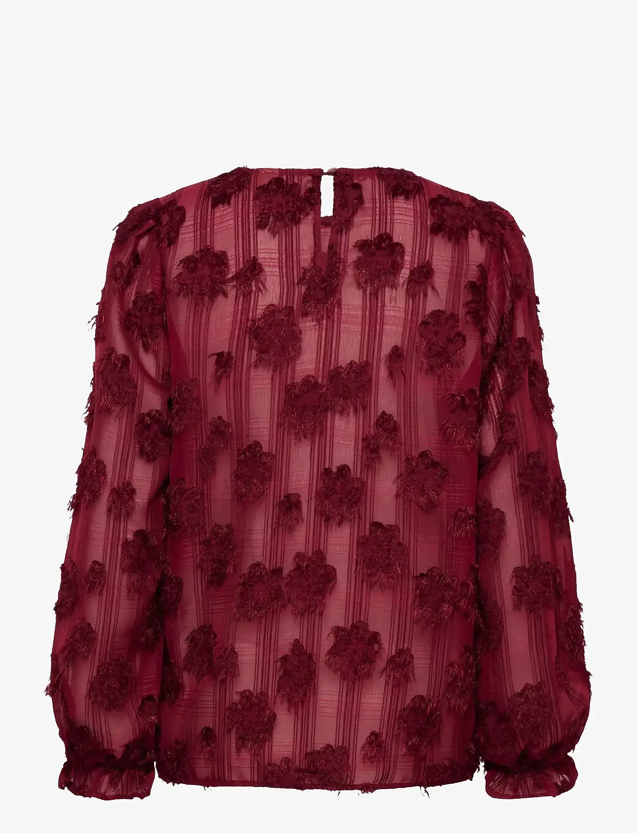 Culture - CUbeannie Blouse - langærmede bluser - zinfandel - 2