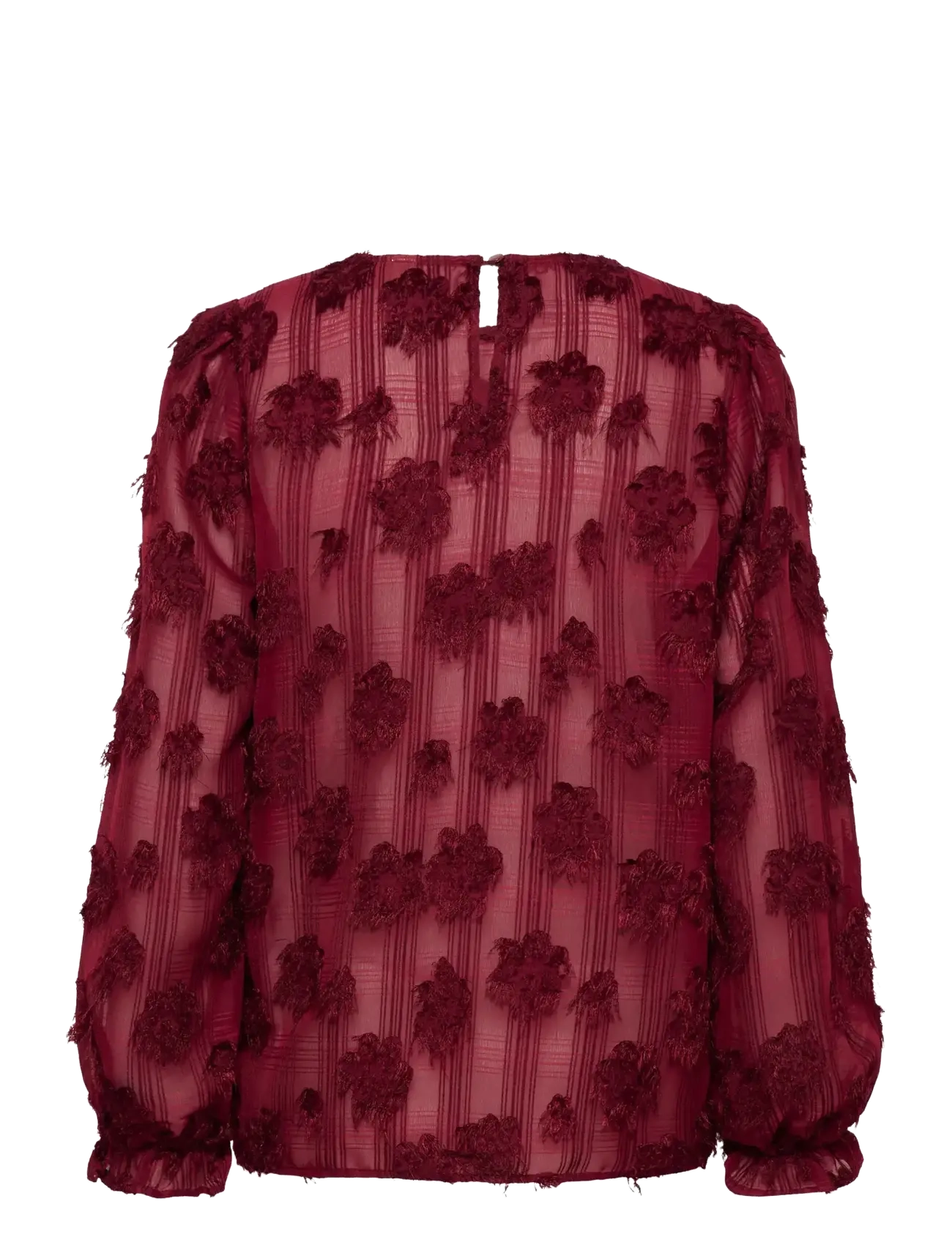 Culture - CUbeannie Blouse - langærmede bluser - zinfandel - 2