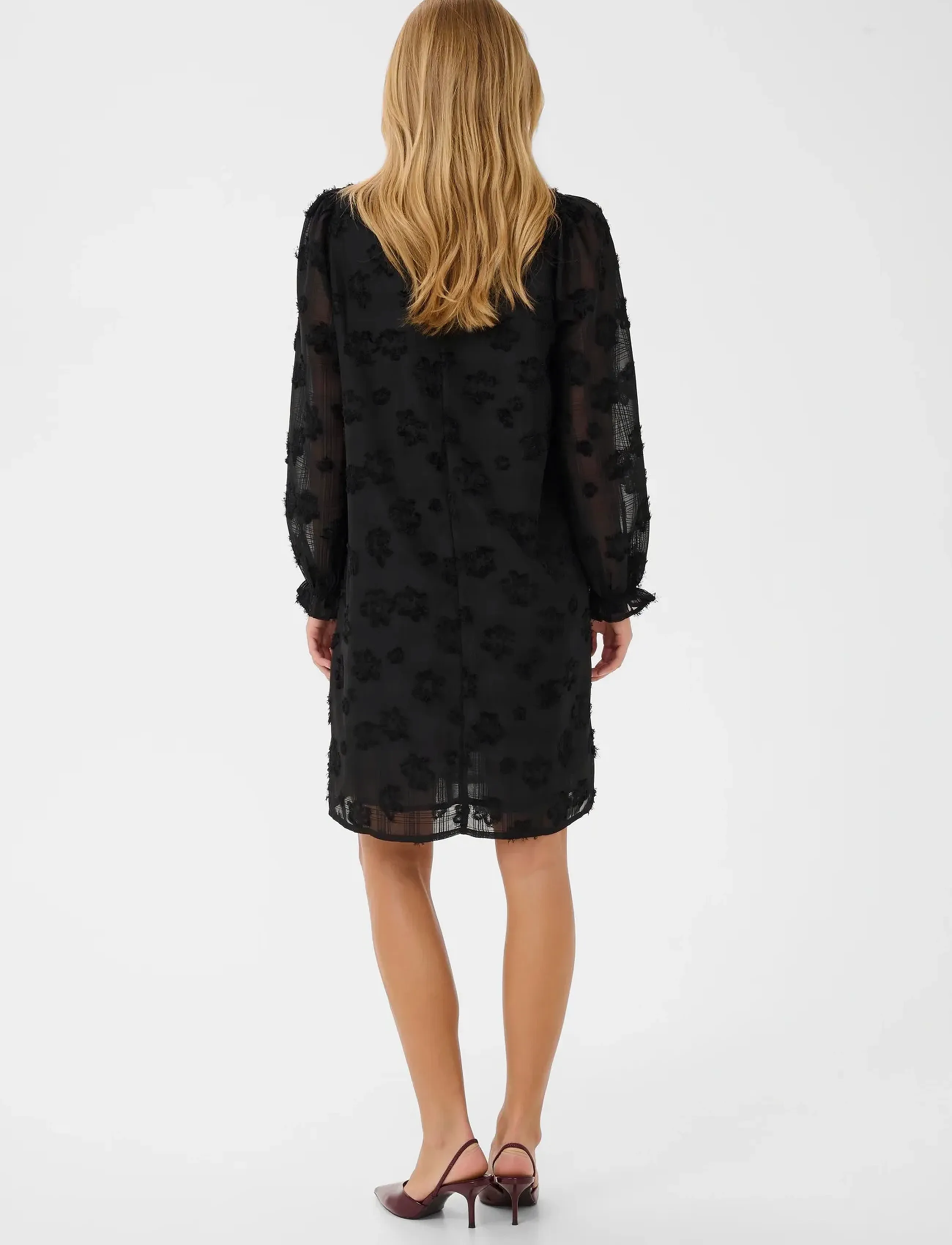 Culture - CUbeannie Dress - nėriniuotos suknelės - black - 4