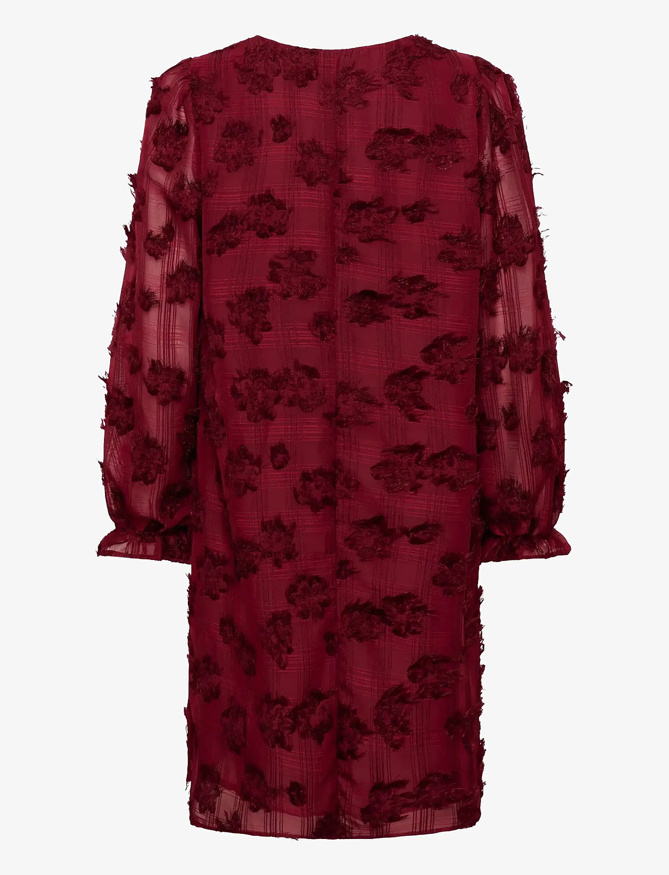 Culture - CUbeannie Dress - spetsklänningar - zinfandel - 2