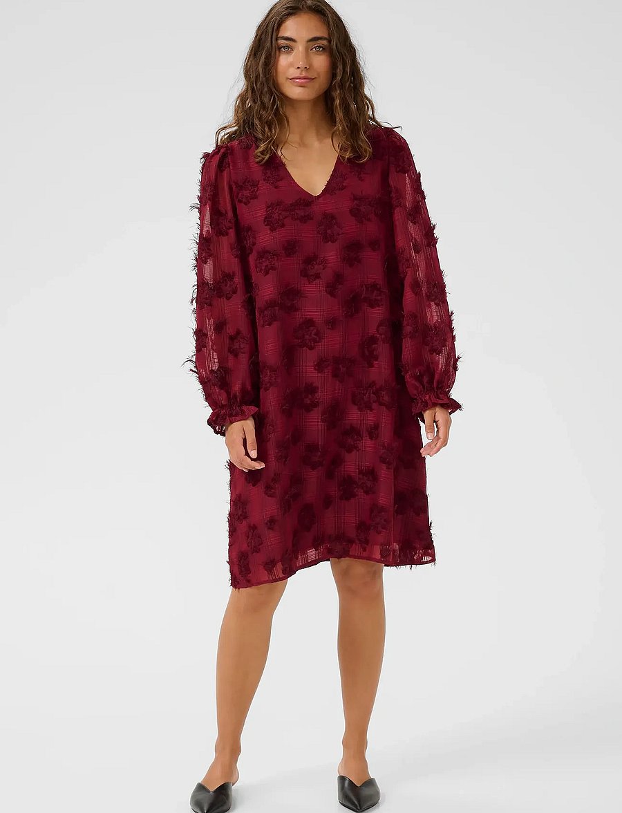 Culture - CUbeannie Dress - blondekjoler - zinfandel - 3