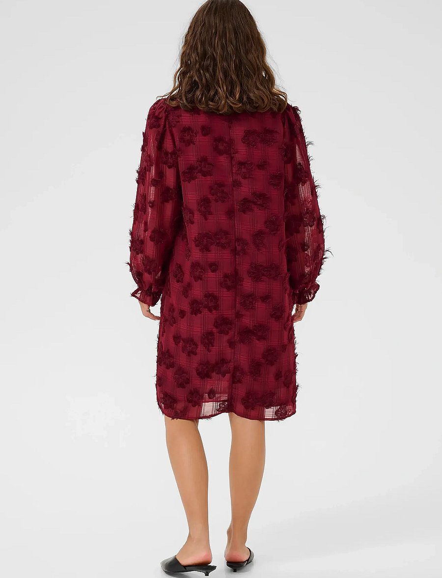 Culture - CUbeannie Dress - blondekjoler - zinfandel - 4
