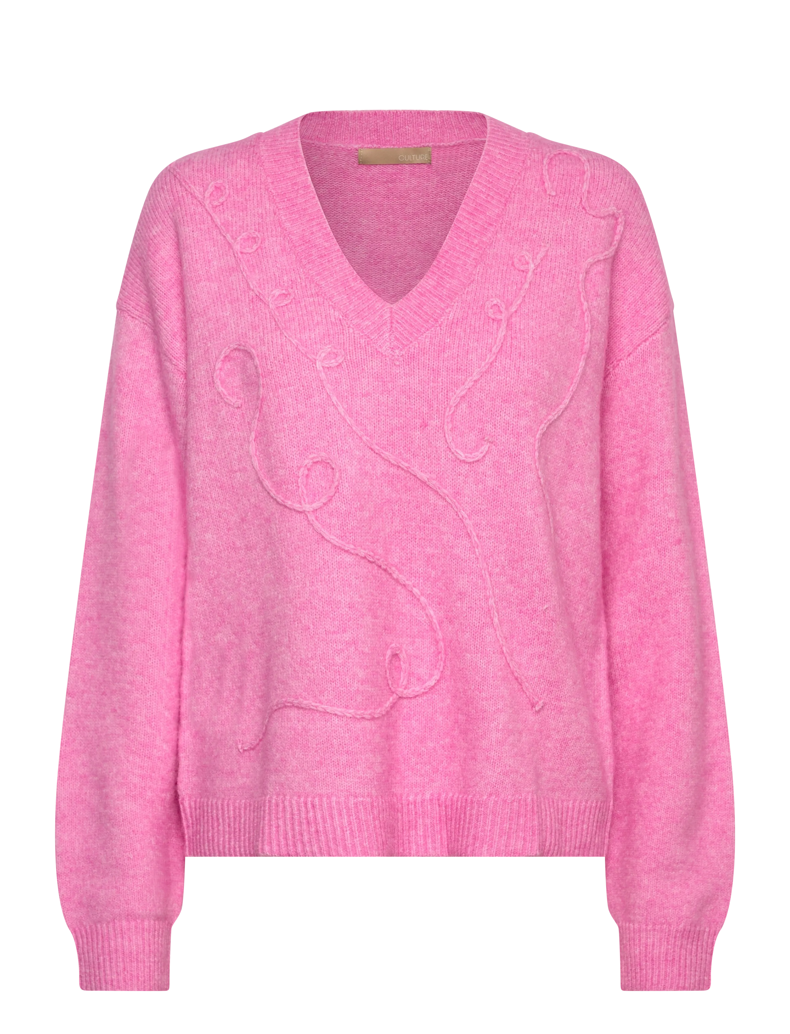 Culture CUtoby Kimmy Pullover - Pullover - FUCHSIA PINK MELANGE / pink/rose