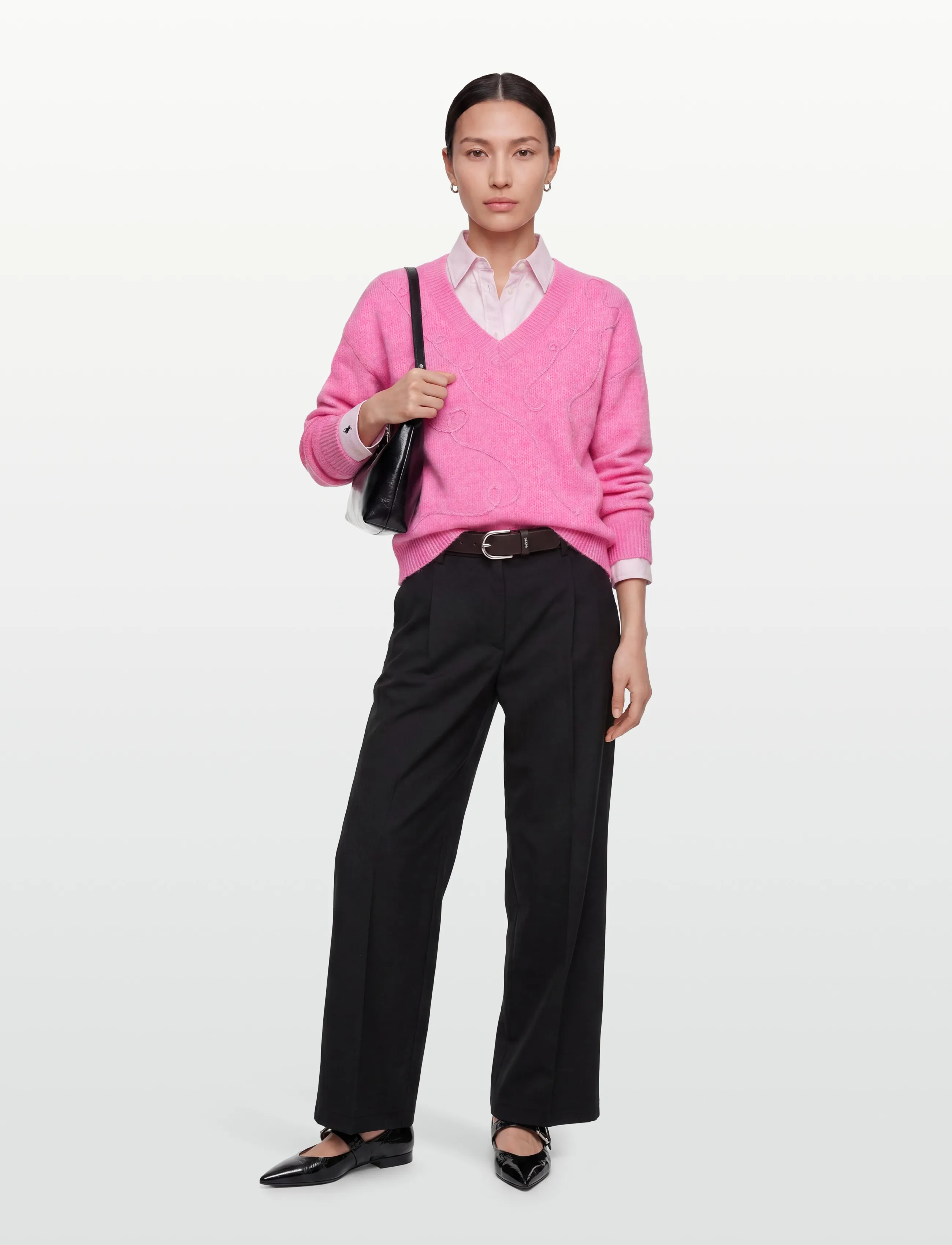 Culture Cutoby Kimmy Pullover, S, Pink, Strik > Trøjer, Dame